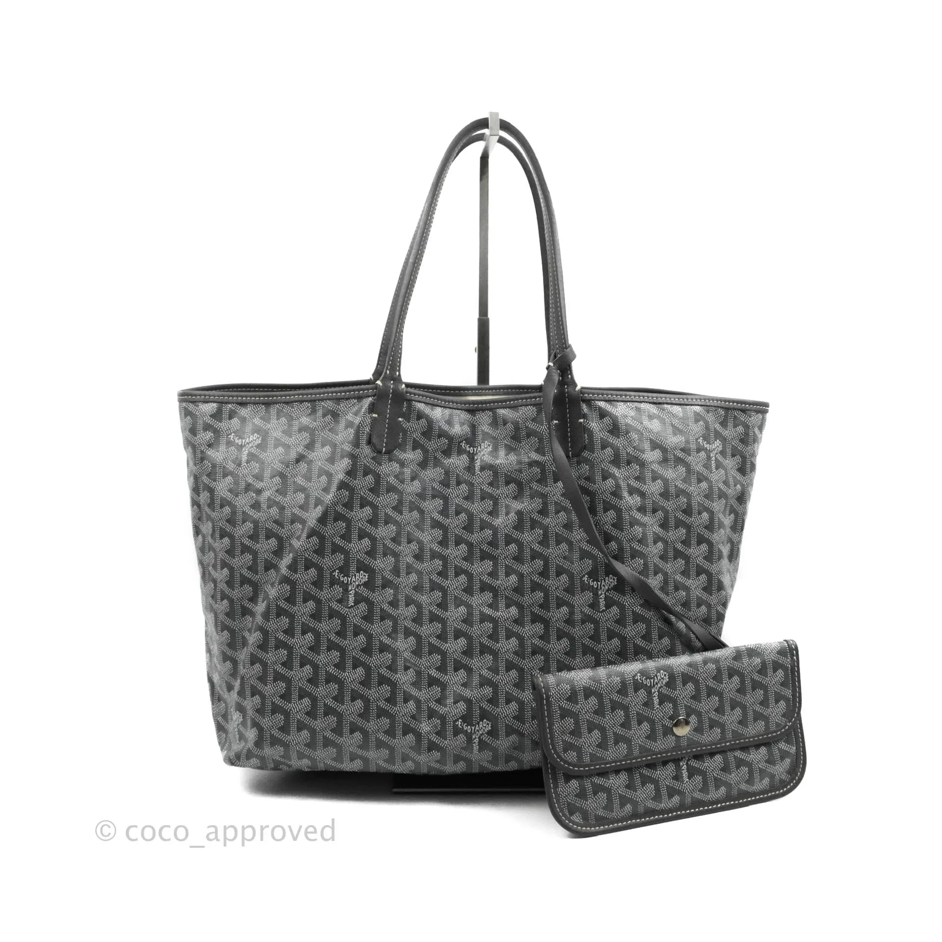Goyard St Louis Tote PM Grey