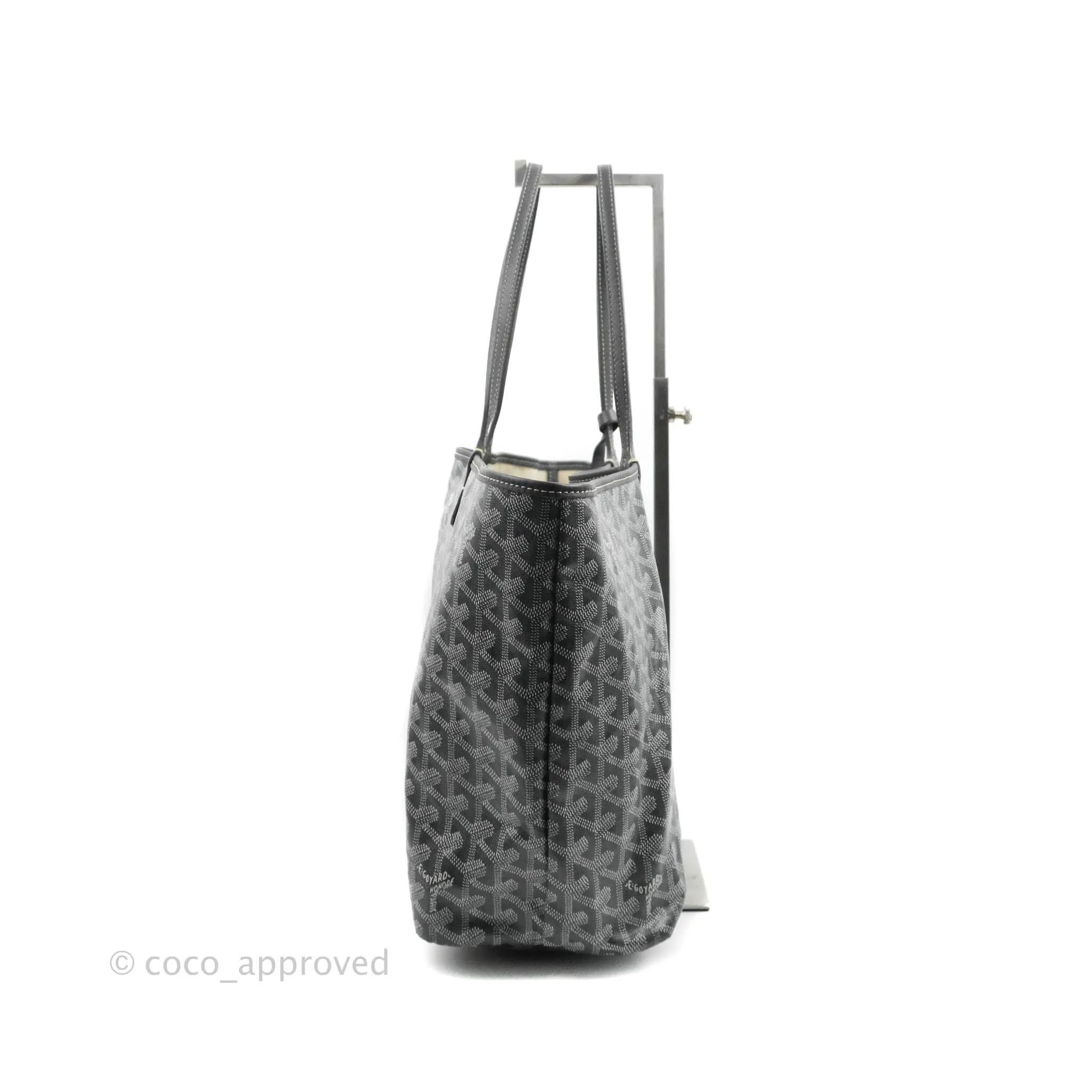 Goyard St Louis Tote PM Grey