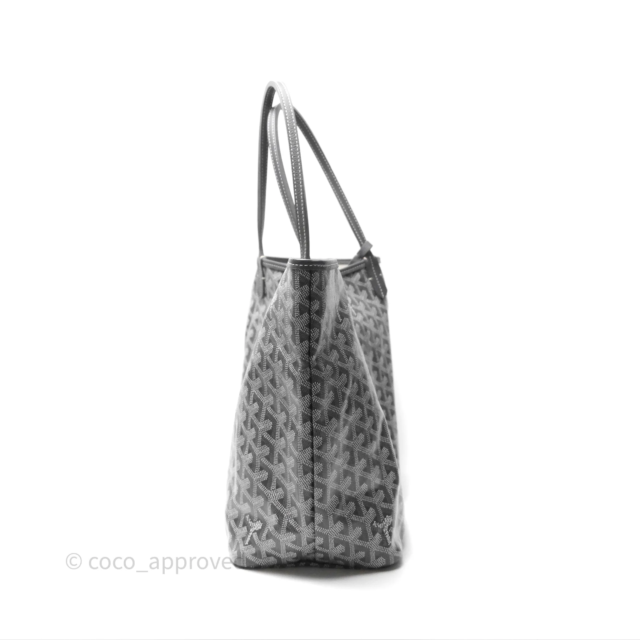 Goyard St Louis Tote PM Grey