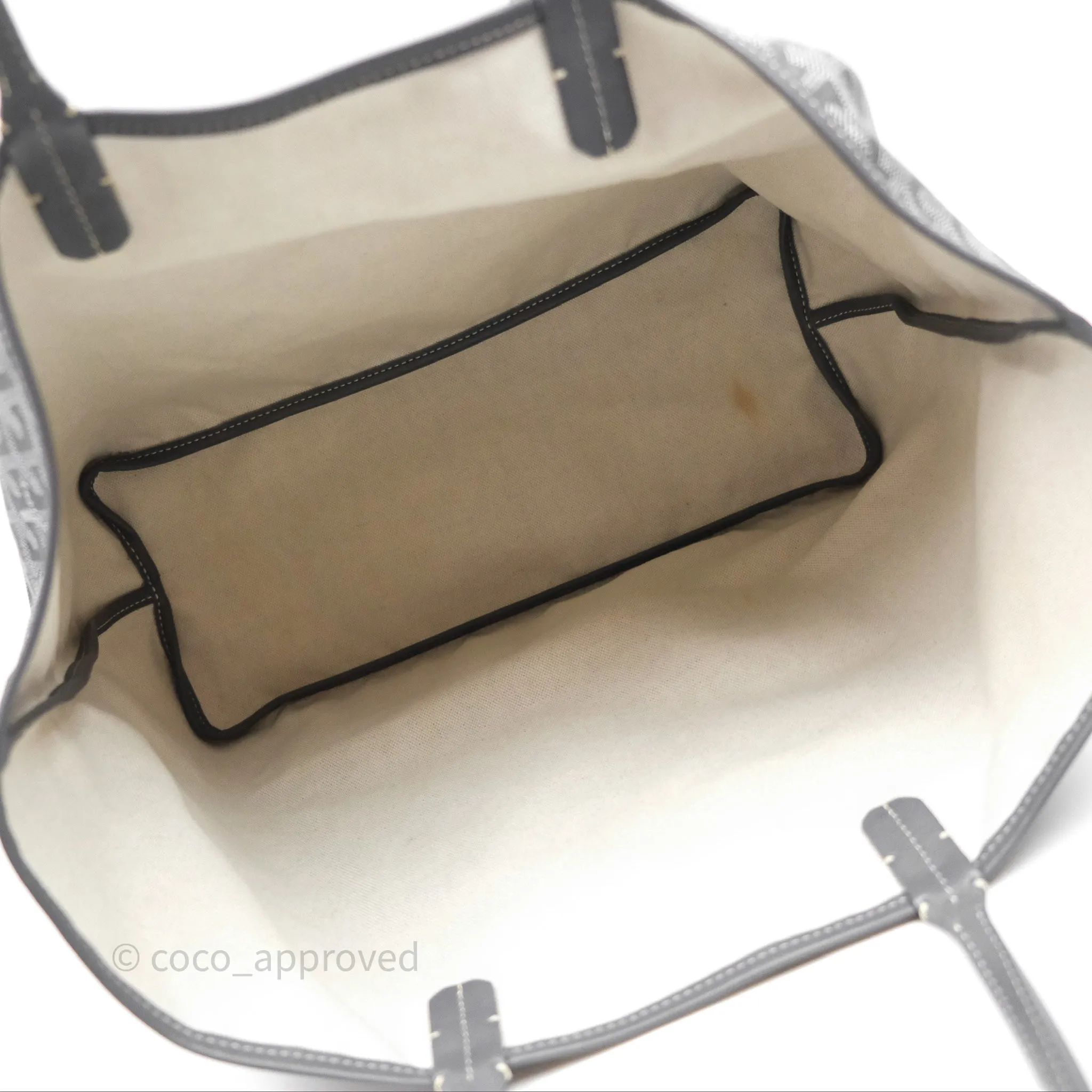 Goyard St Louis Tote PM Grey