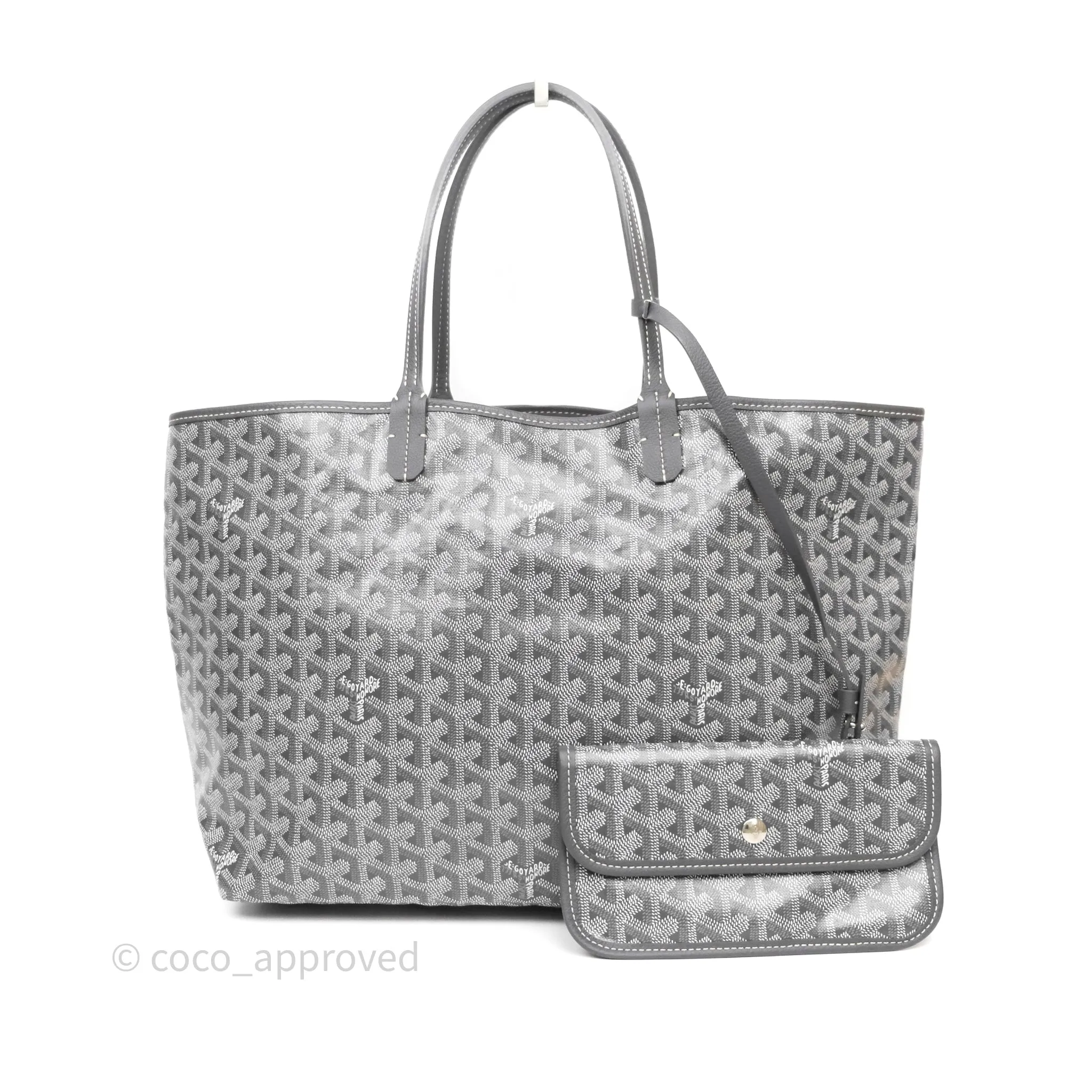 Goyard St Louis Tote PM Grey