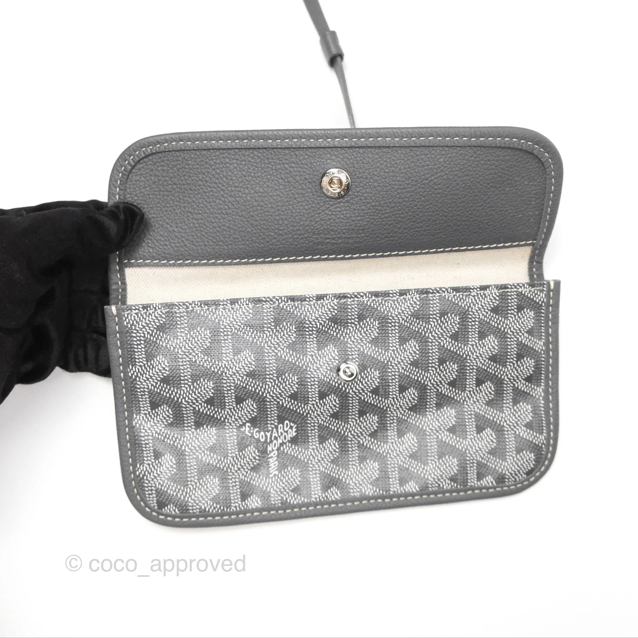 Goyard St Louis Tote PM Grey
