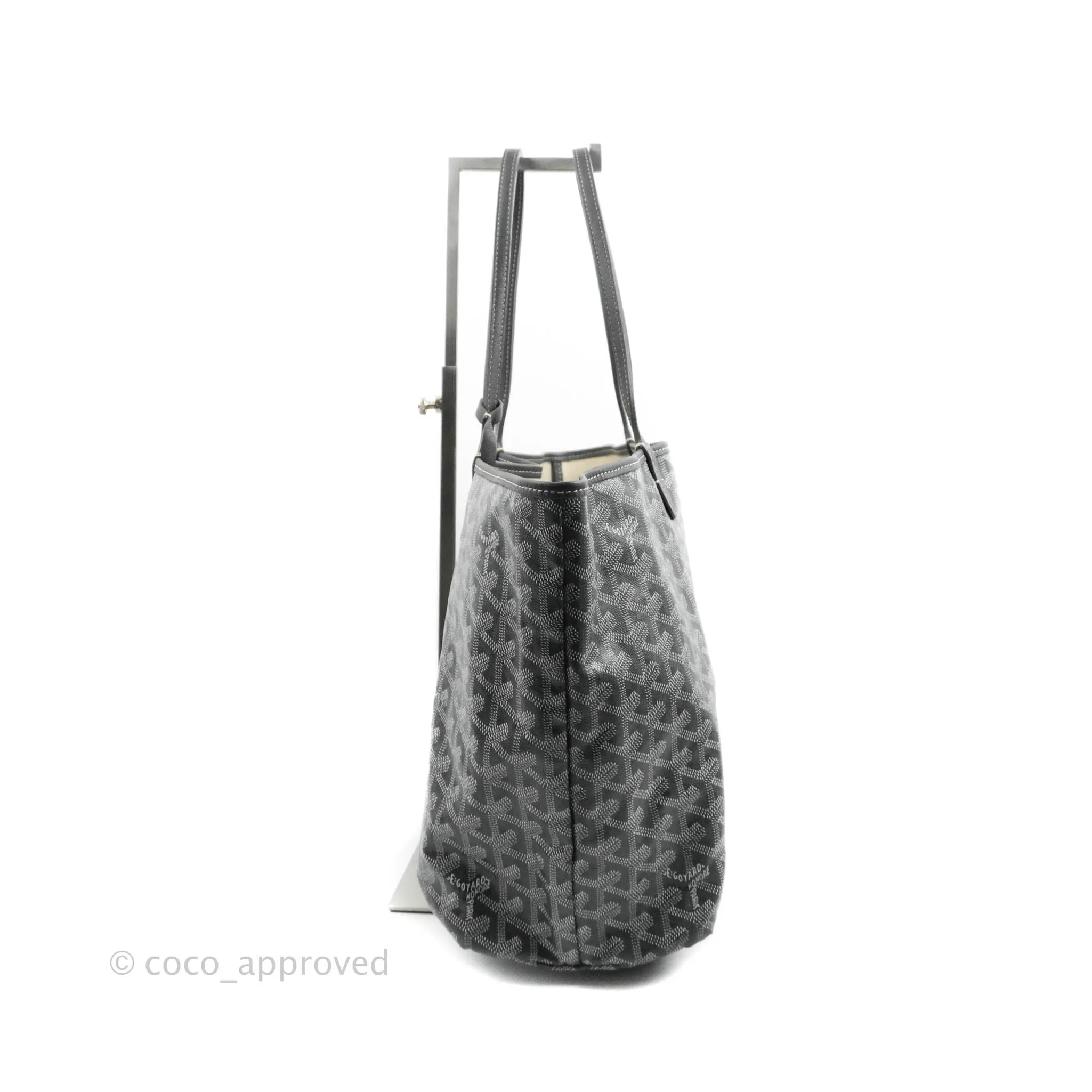 Goyard St Louis Tote PM Grey