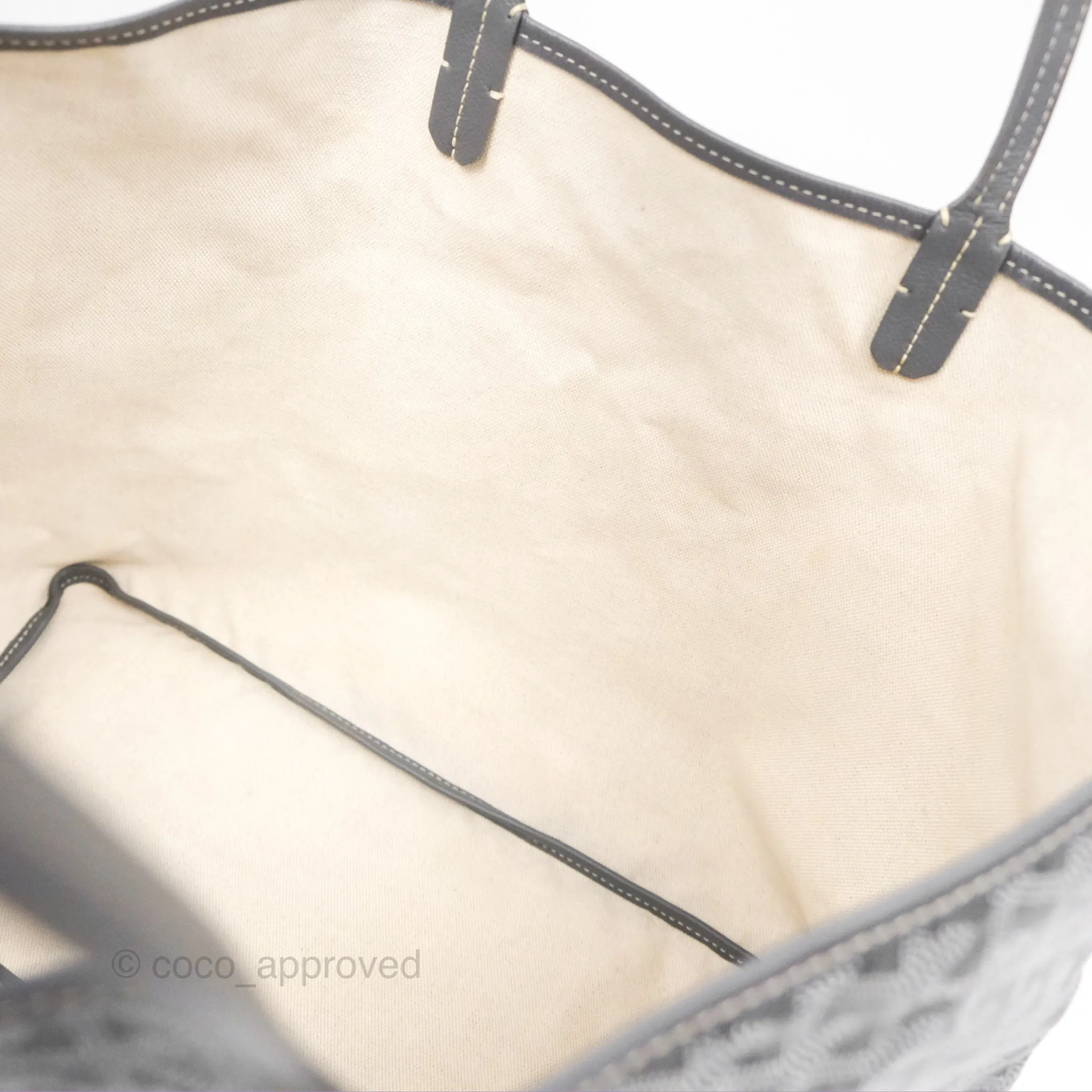 Goyard St Louis Tote PM Grey