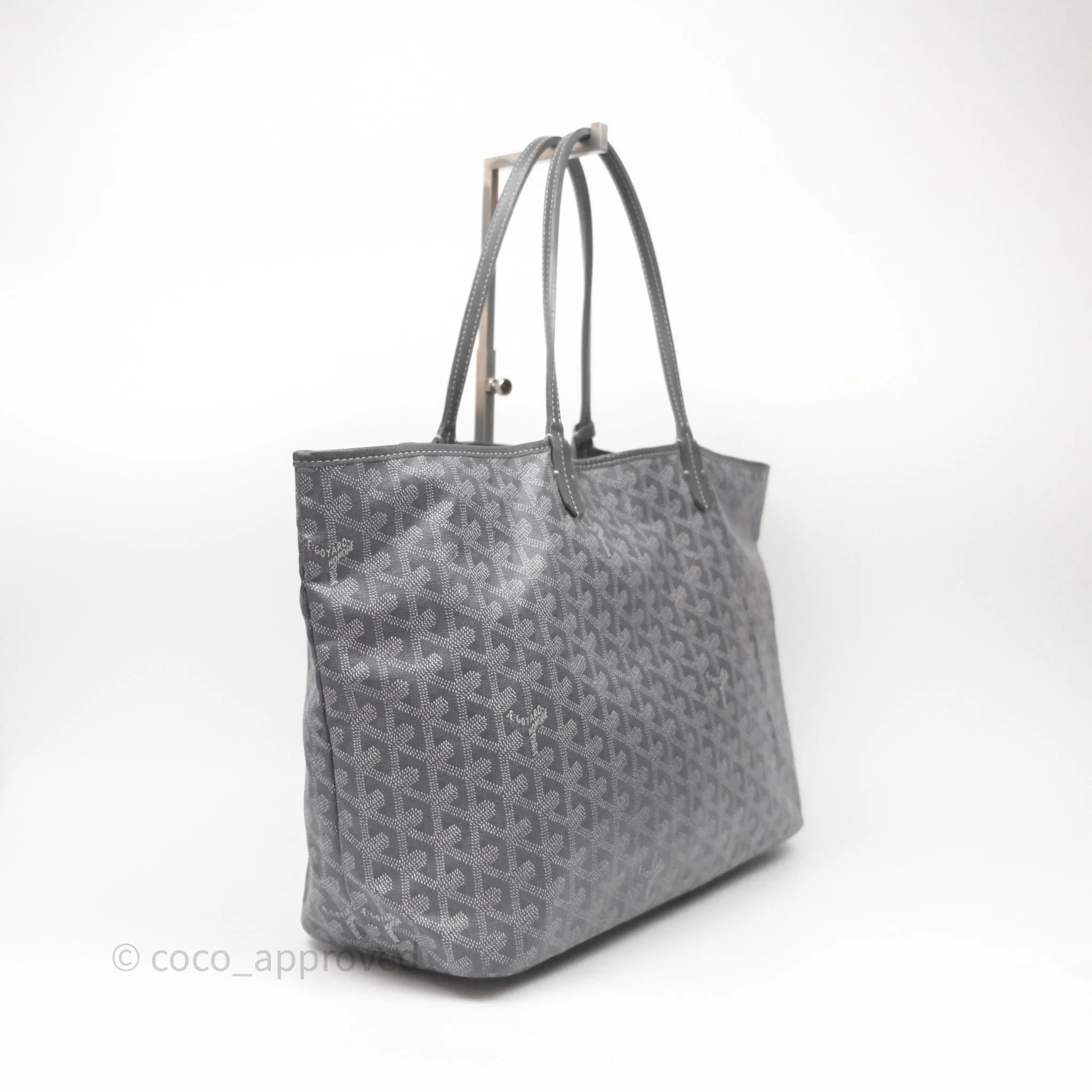 Goyard St Louis Tote PM Grey