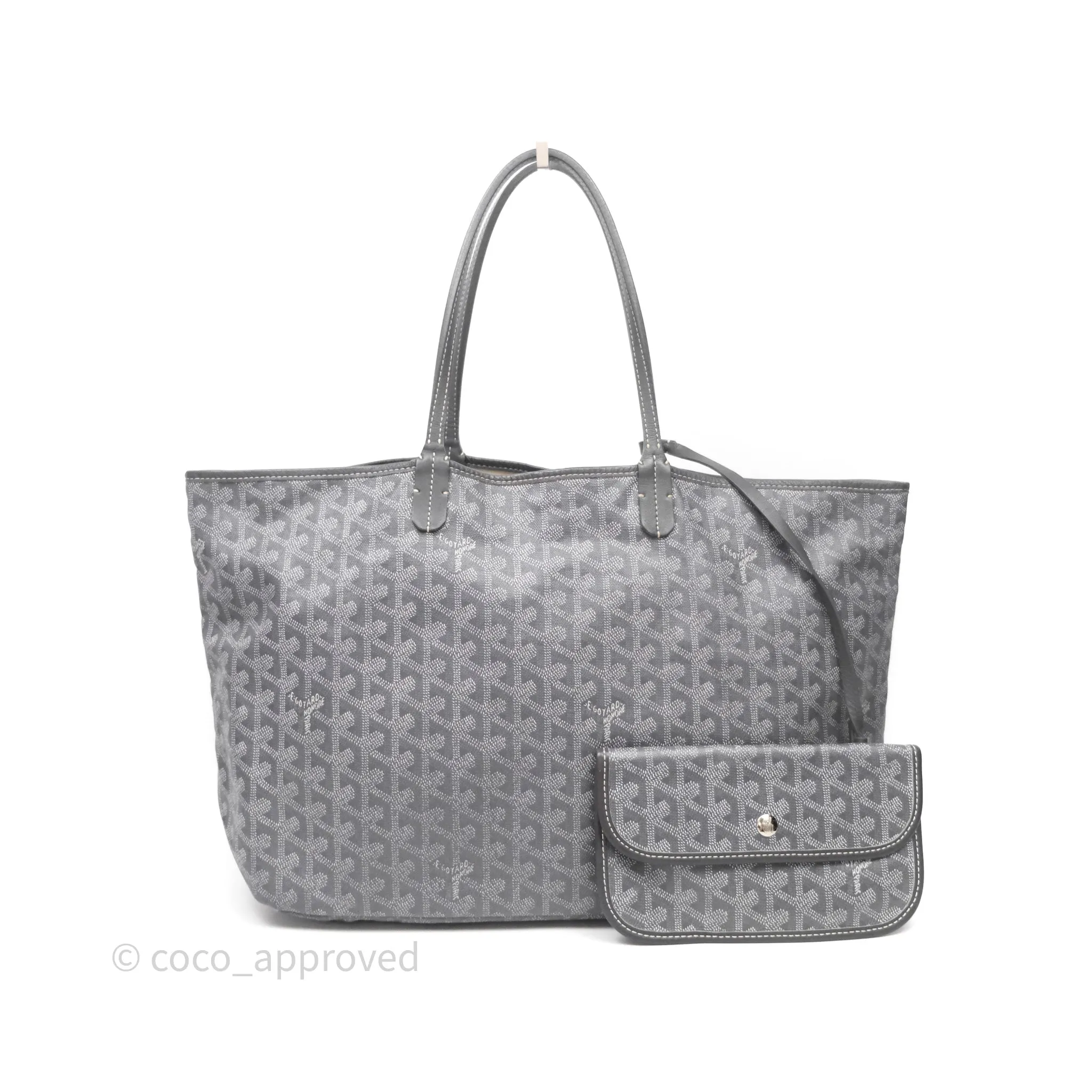 Goyard St Louis Tote PM Grey