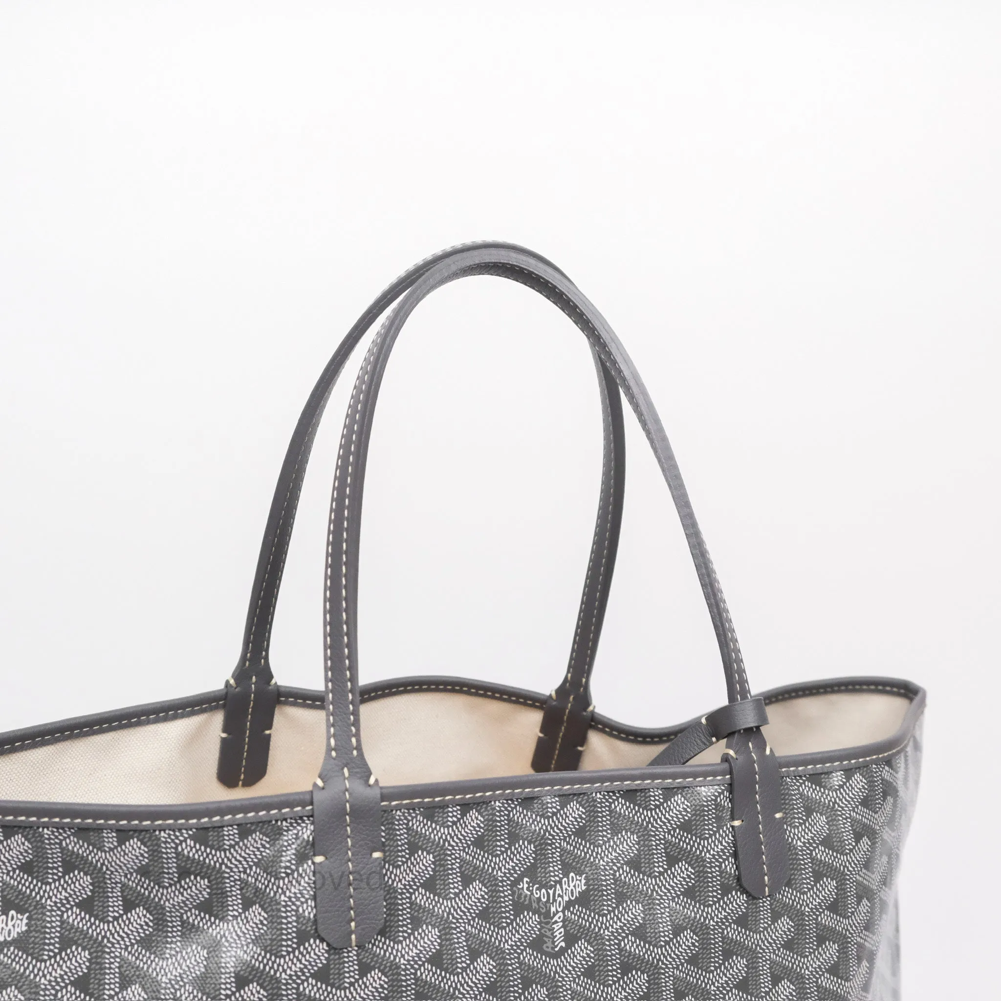 Goyard St Louis Tote PM Grey
