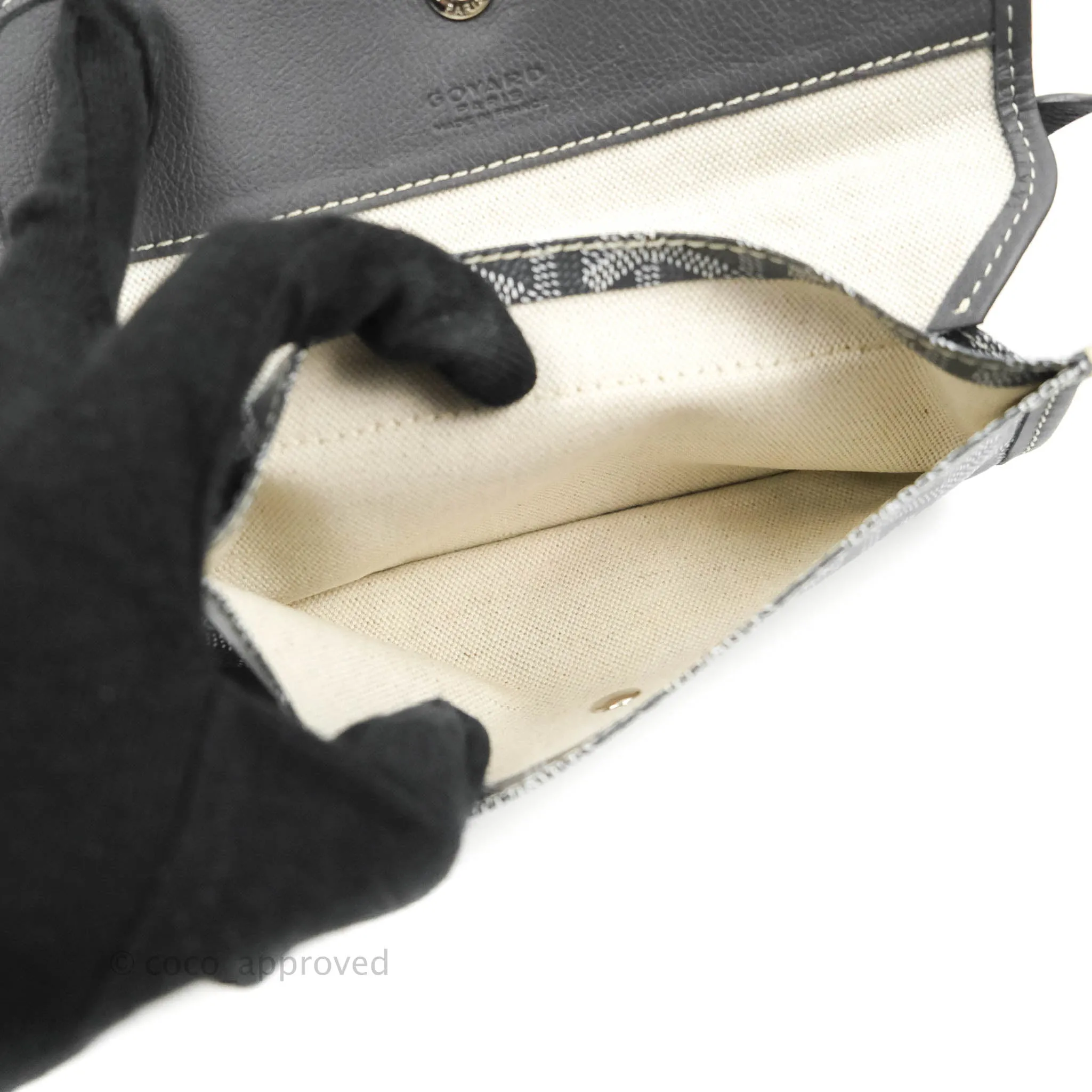 Goyard St Louis Tote PM Grey