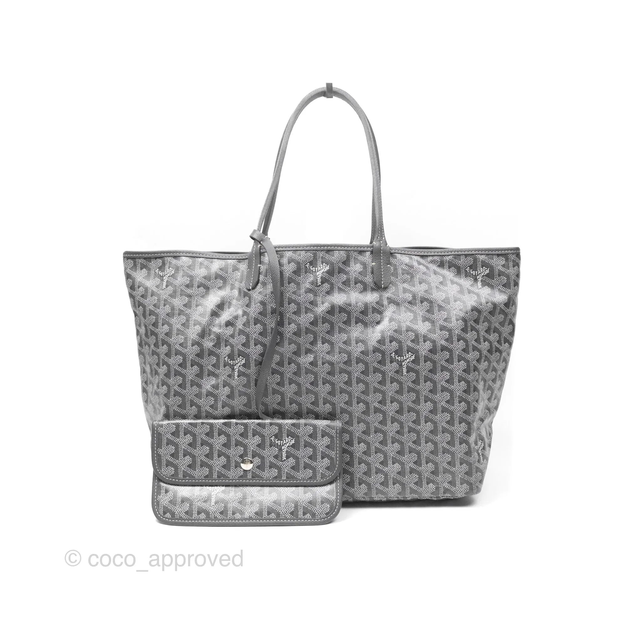 Goyard St Louis Tote PM Grey