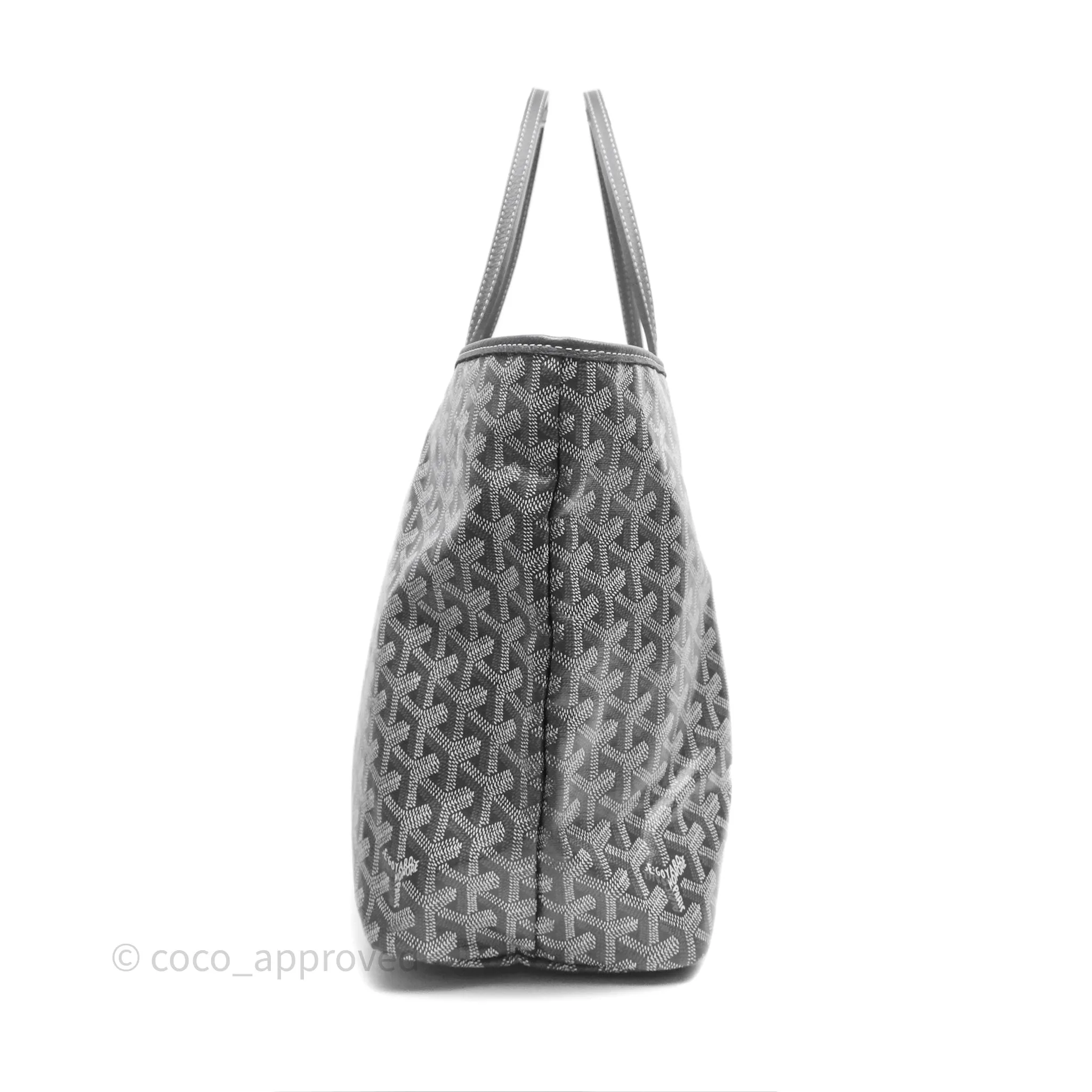 Goyard St Louis Tote PM Grey
