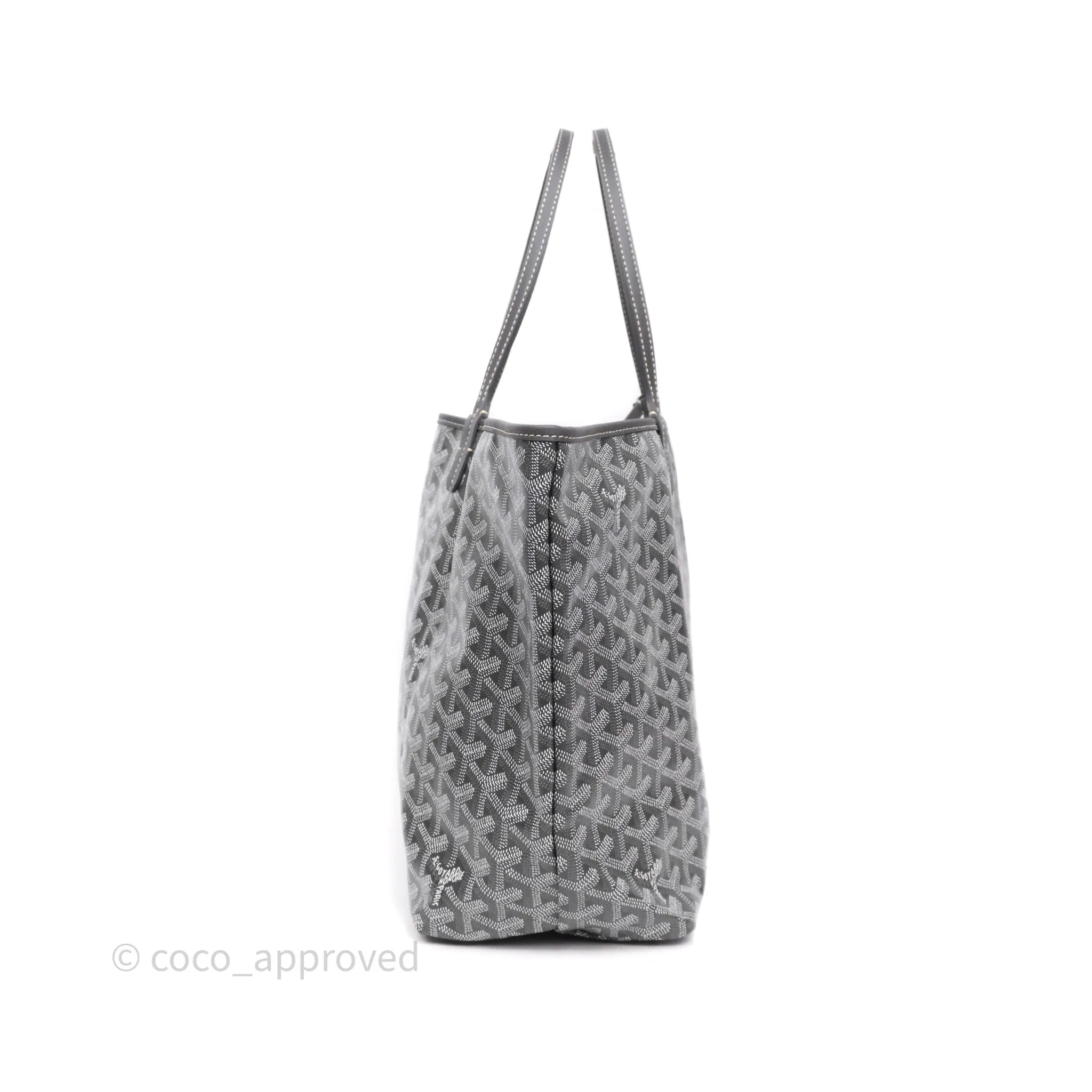 Goyard St Louis Tote PM Grey