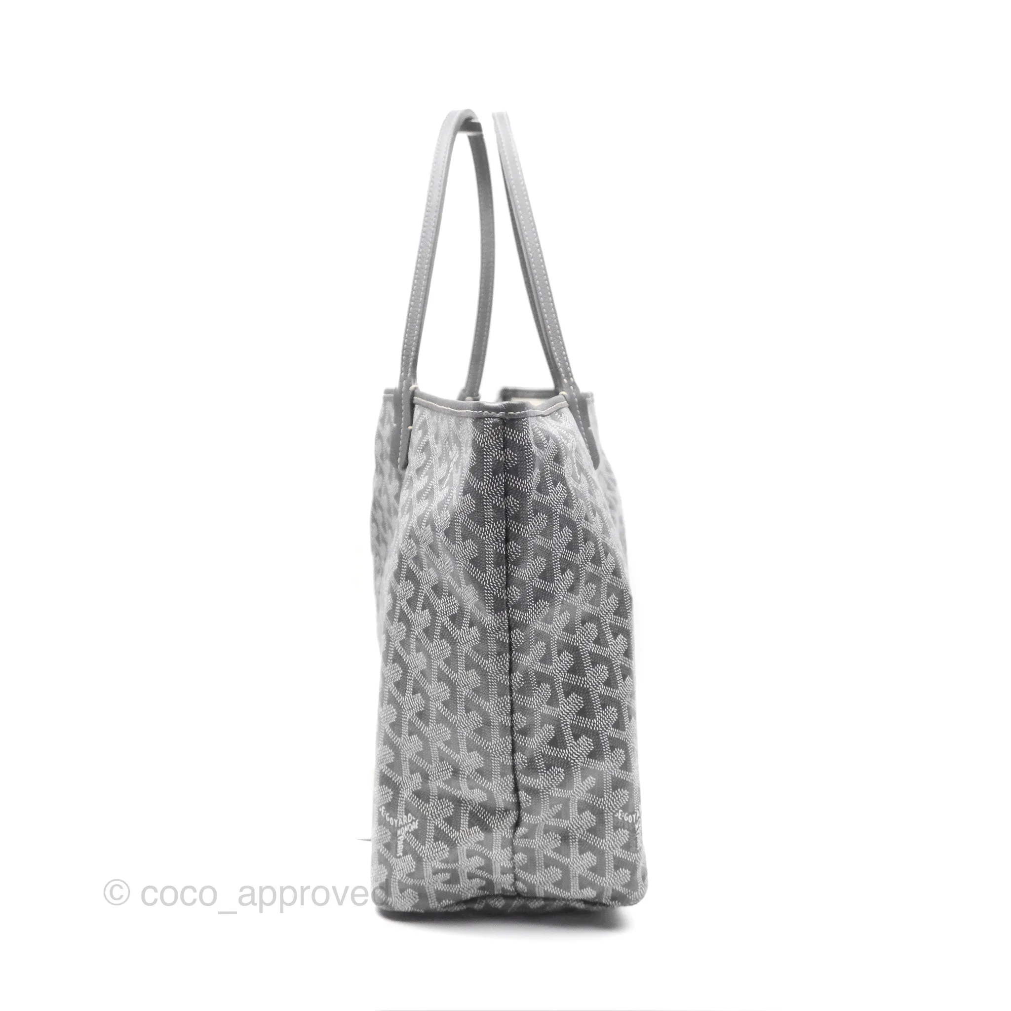 Goyard St Louis Tote PM Grey