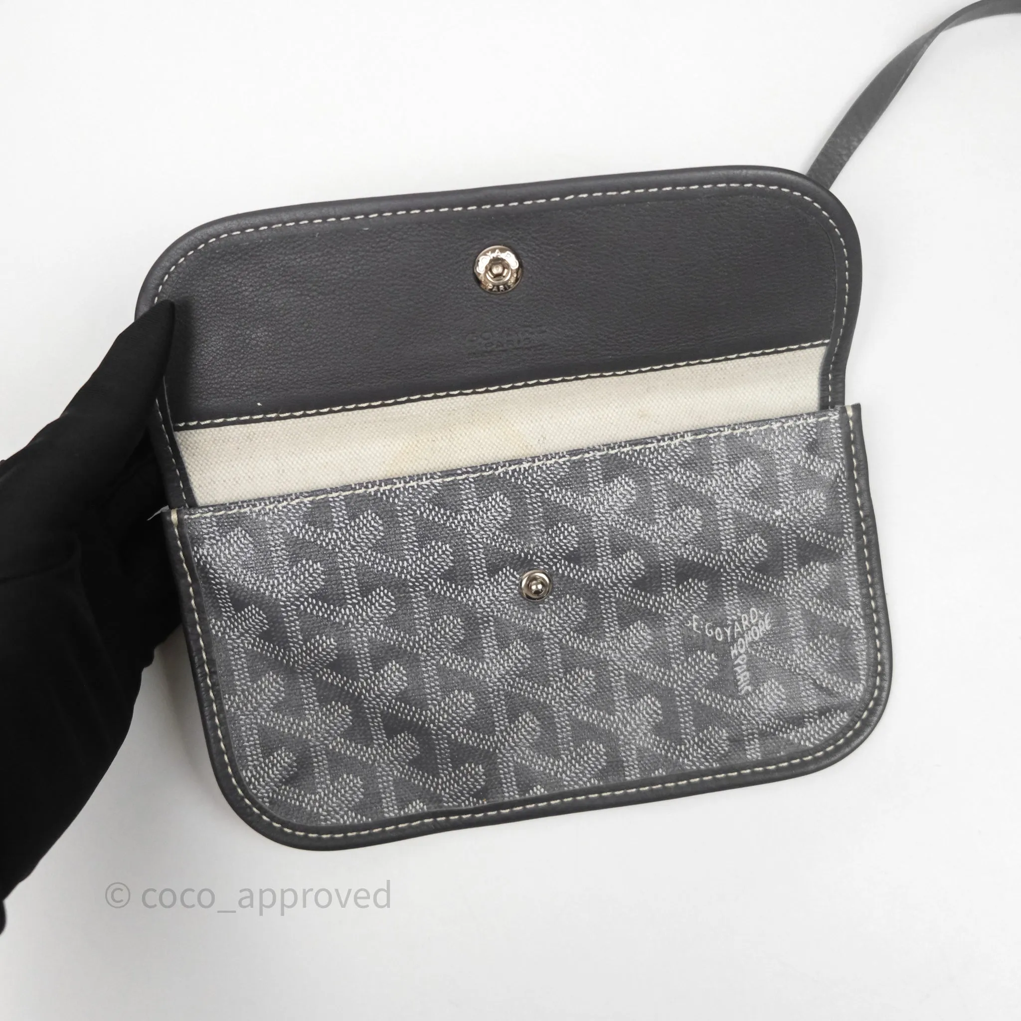 Goyard St Louis Tote PM Grey