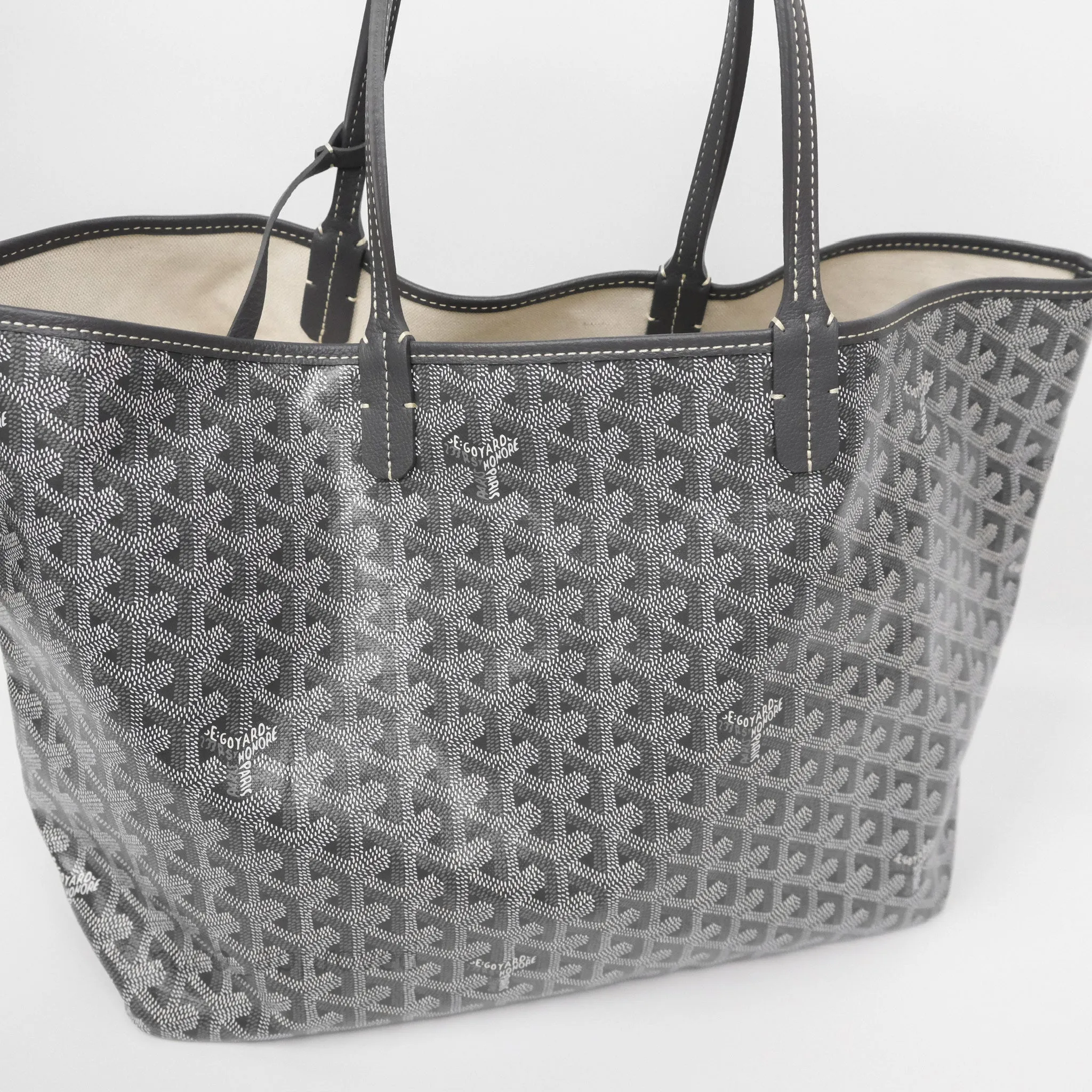 Goyard St Louis Tote PM Grey