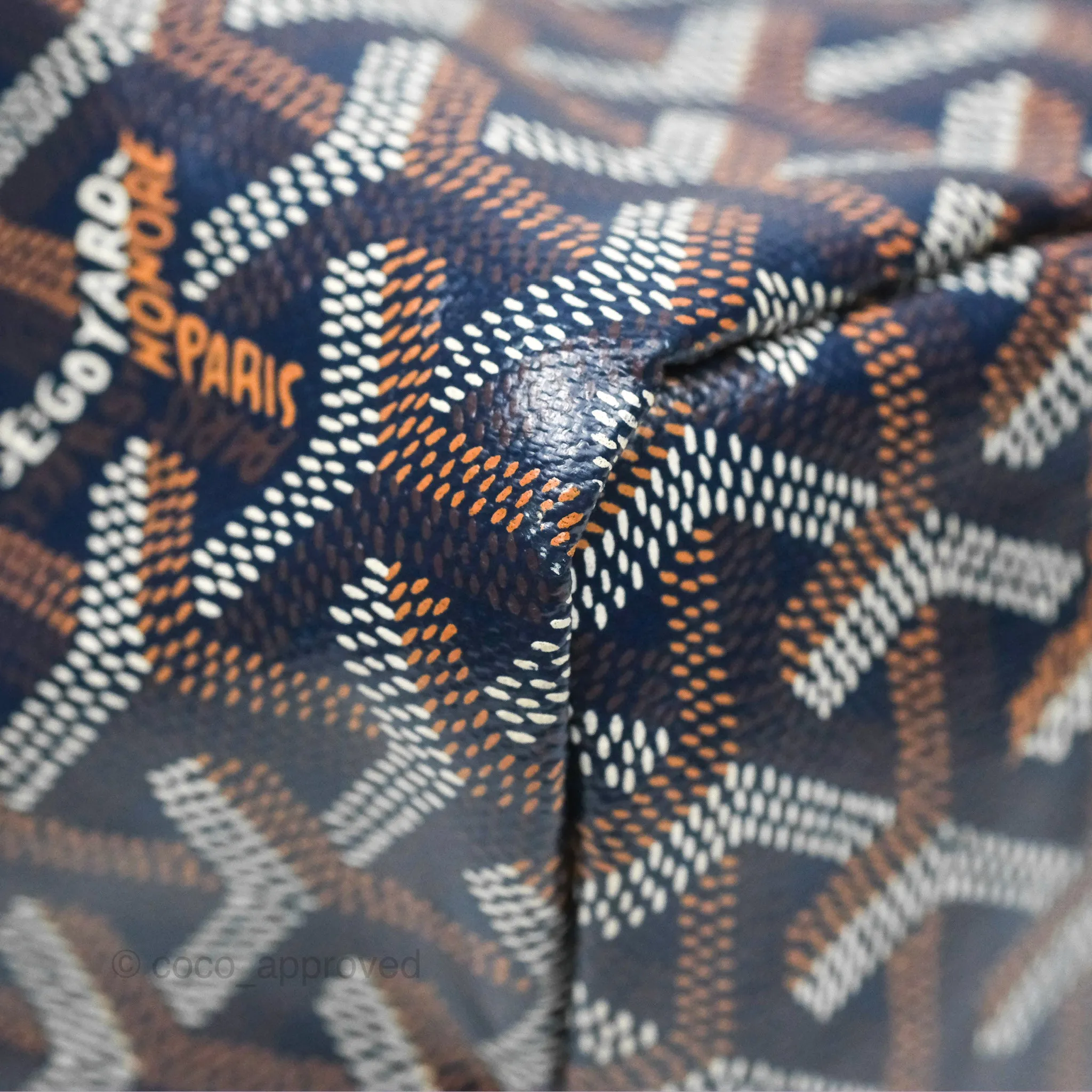 Goyard St Louis Tote PM Navy