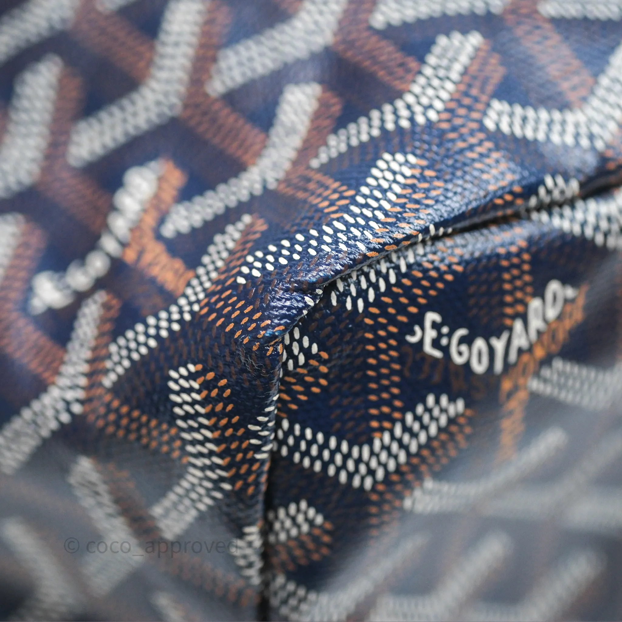 Goyard St Louis Tote PM Navy