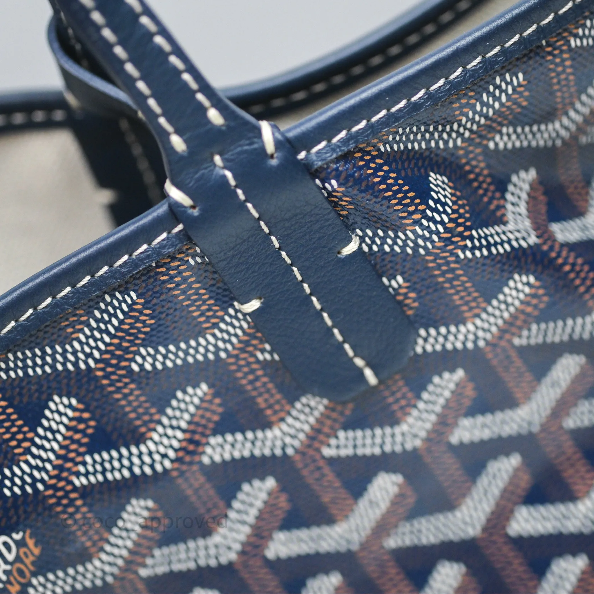 Goyard St Louis Tote PM Navy