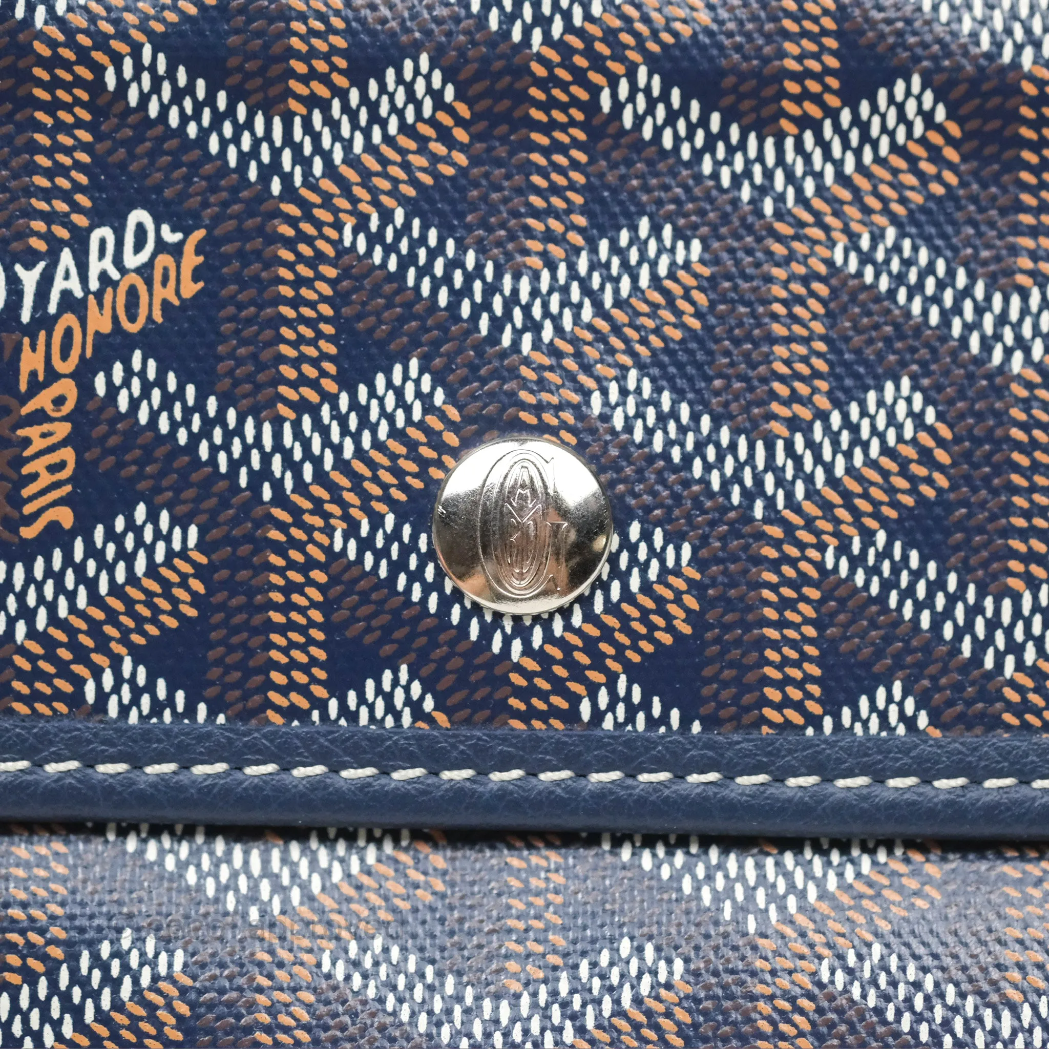 Goyard St Louis Tote PM Navy