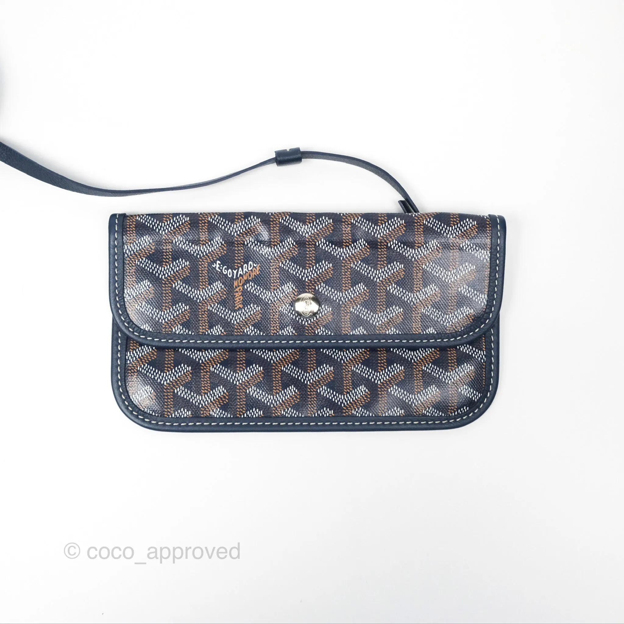 Goyard St Louis Tote PM Navy