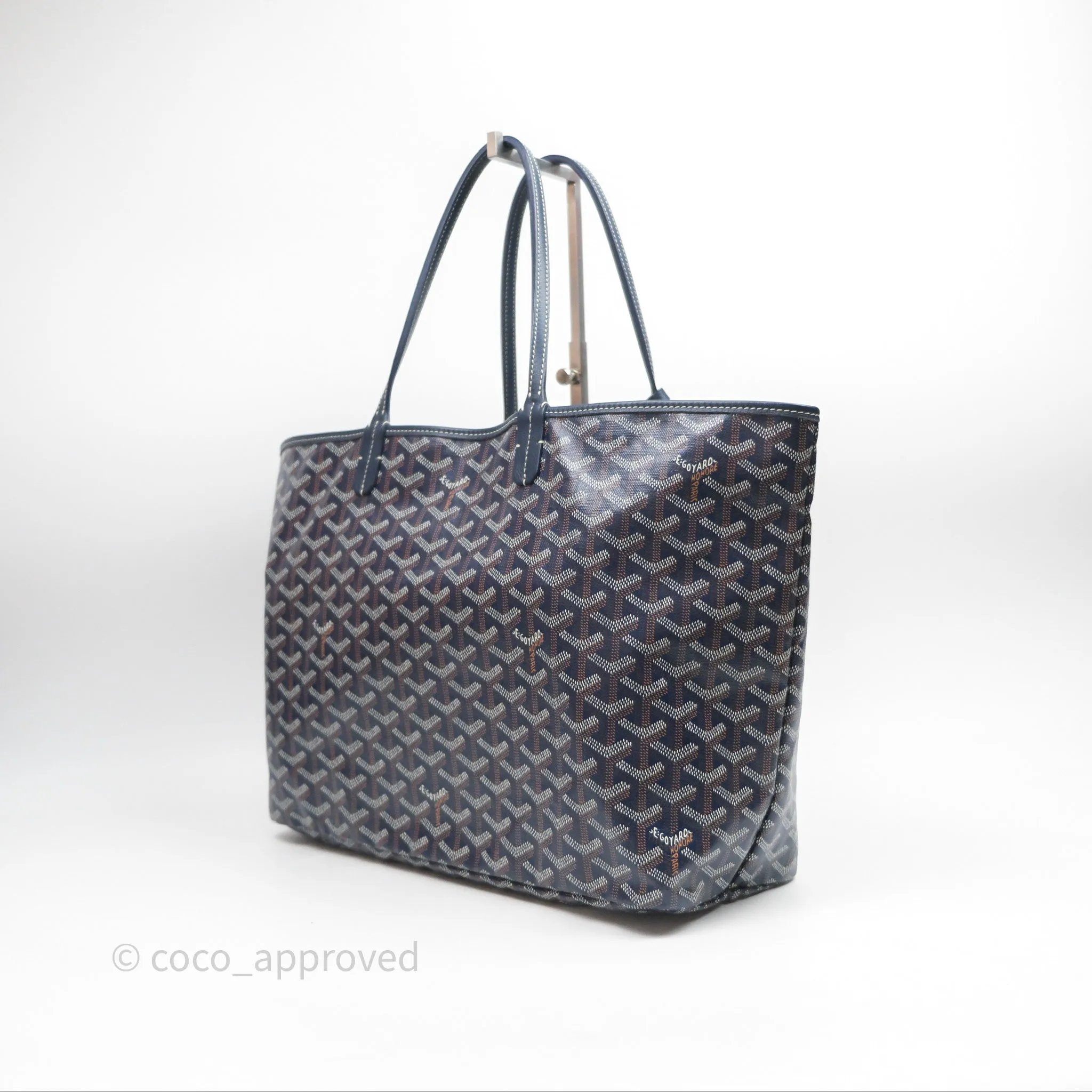 Goyard St Louis Tote PM Navy