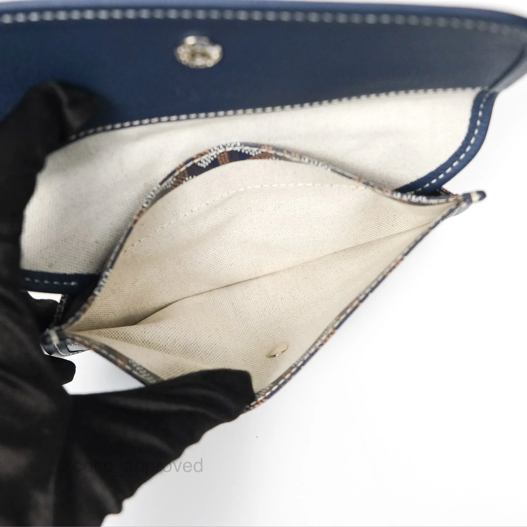 Goyard St Louis Tote PM Navy