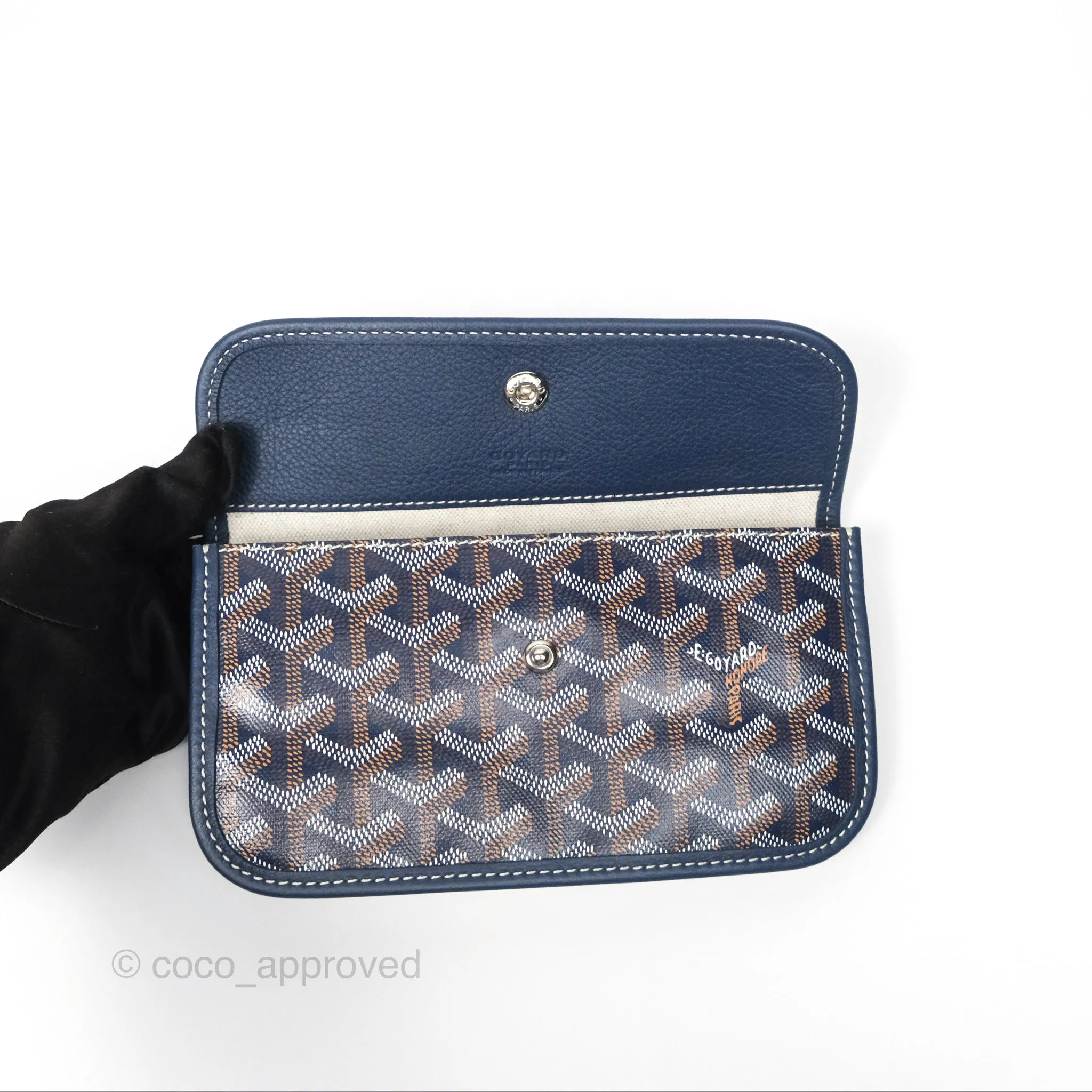 Goyard St Louis Tote PM Navy