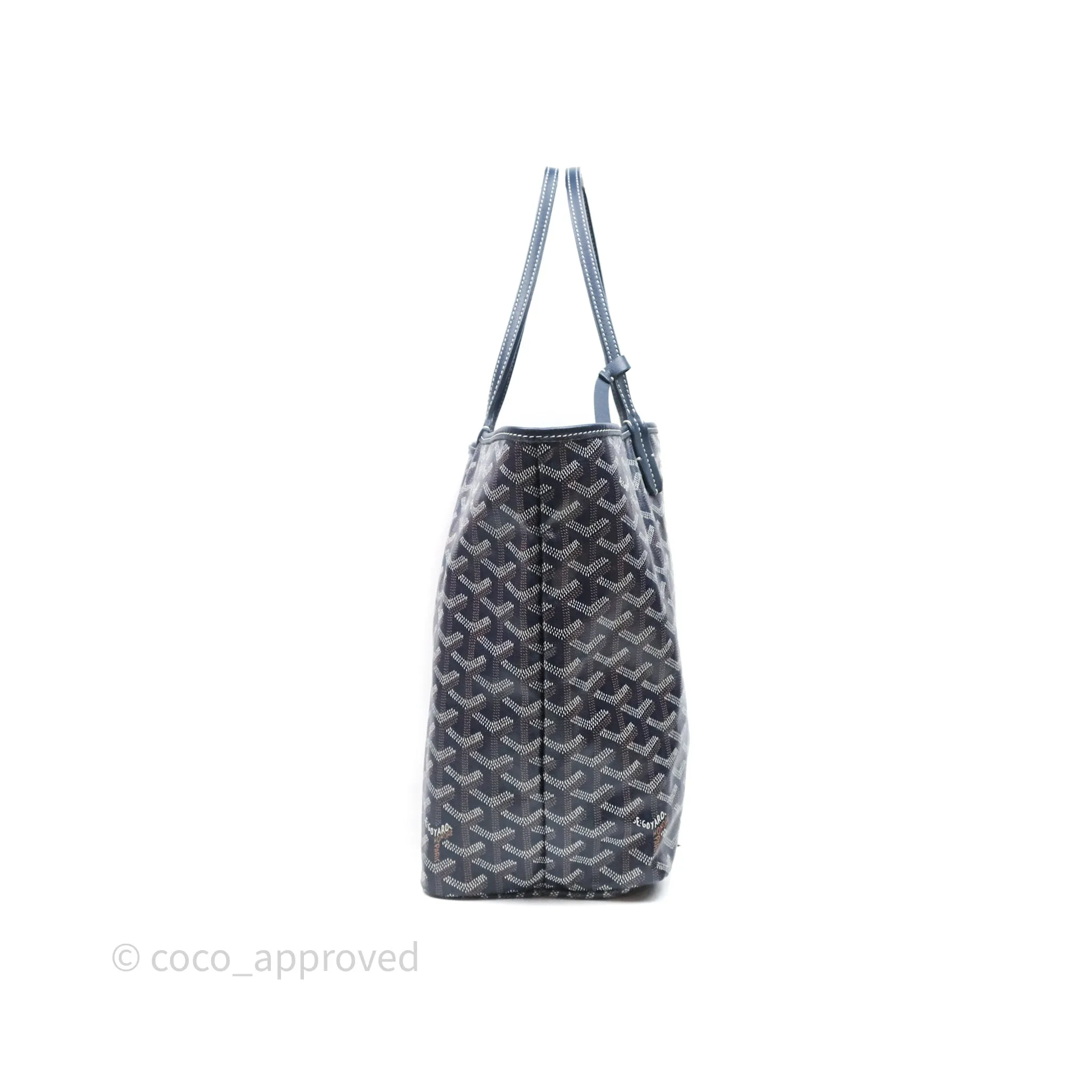 Goyard St Louis Tote PM Navy