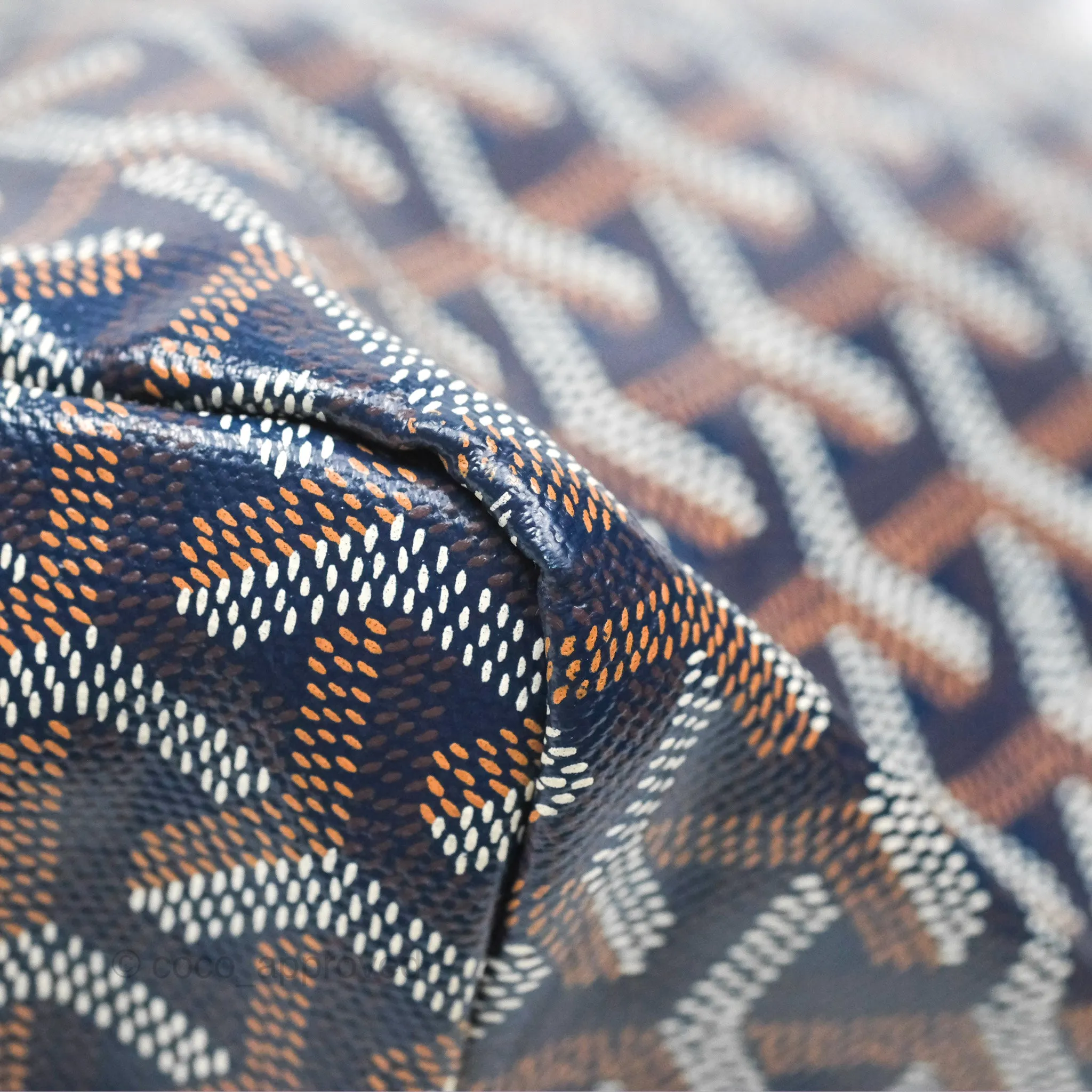 Goyard St Louis Tote PM Navy