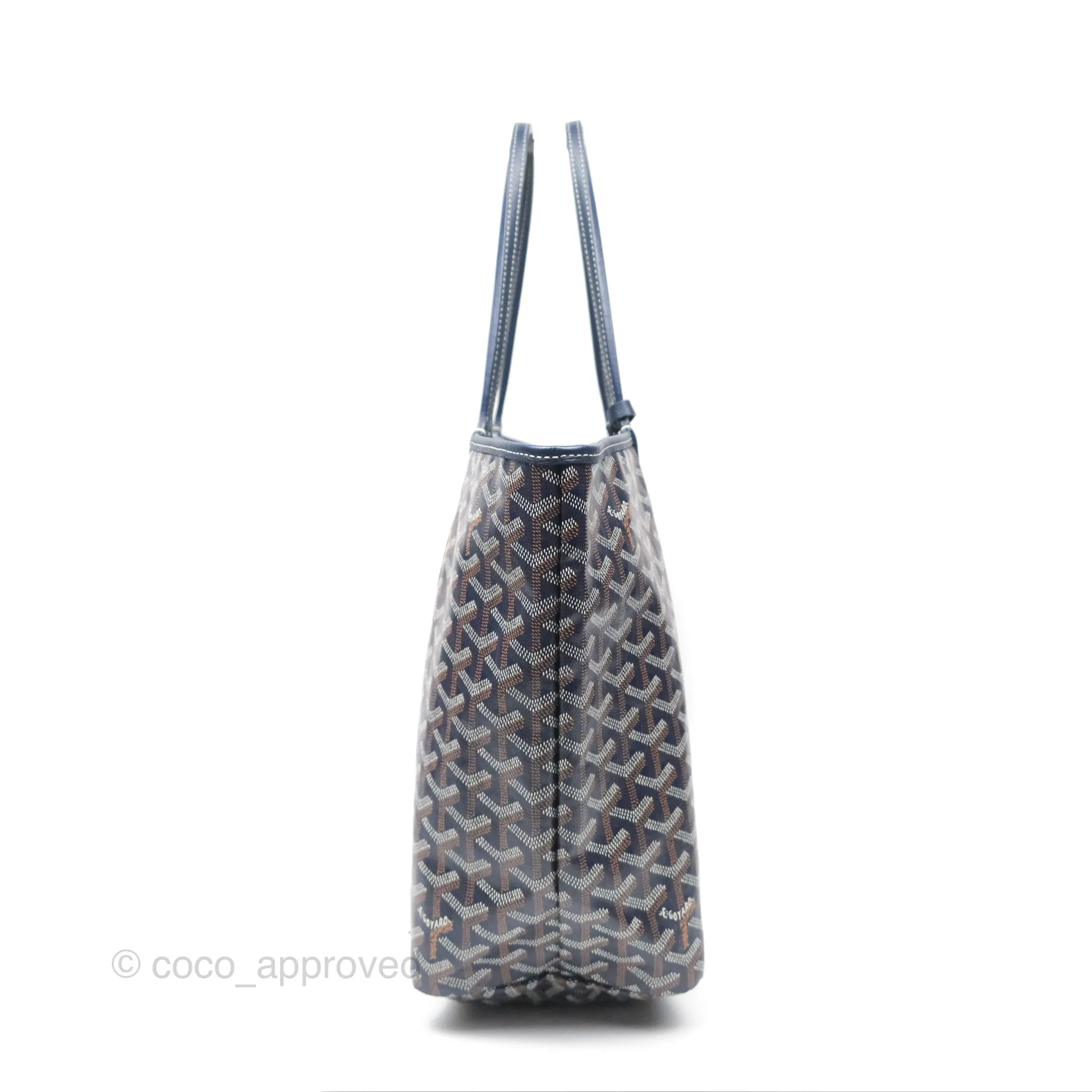 Goyard St Louis Tote PM Navy