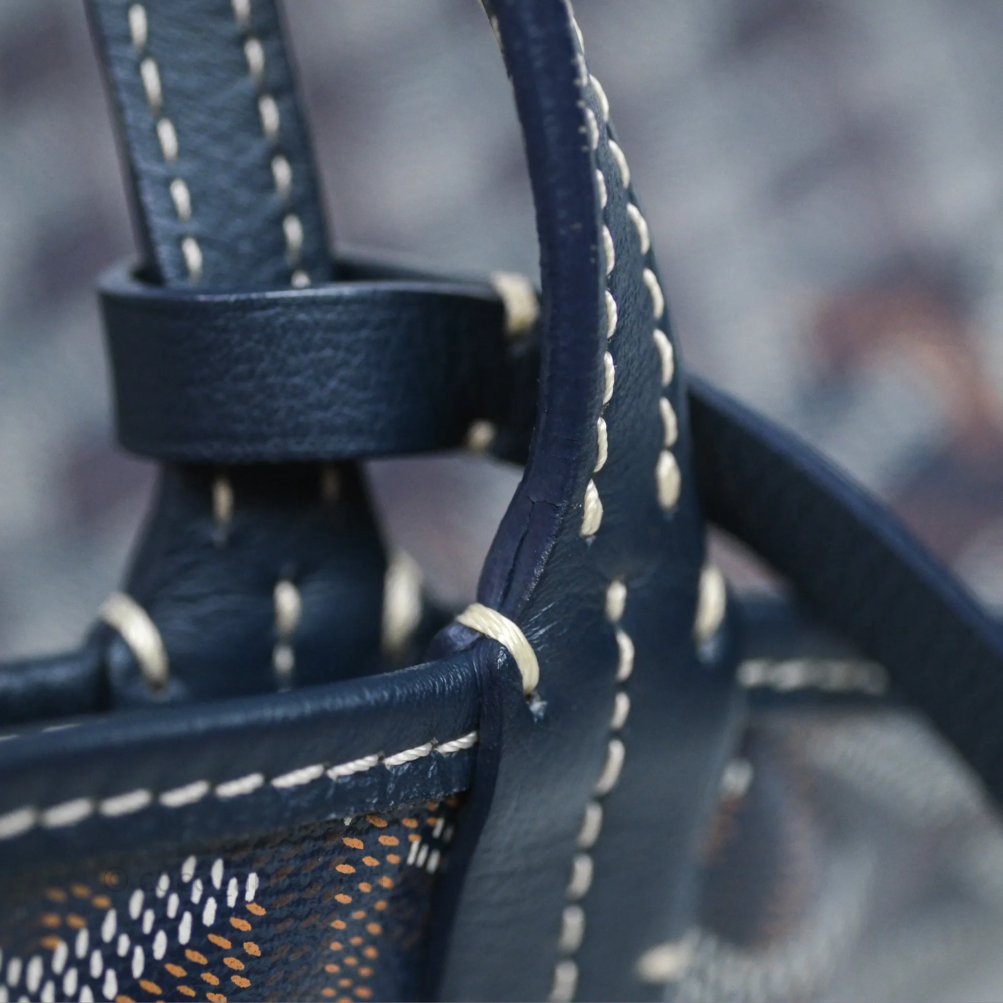 Goyard St Louis Tote PM Navy