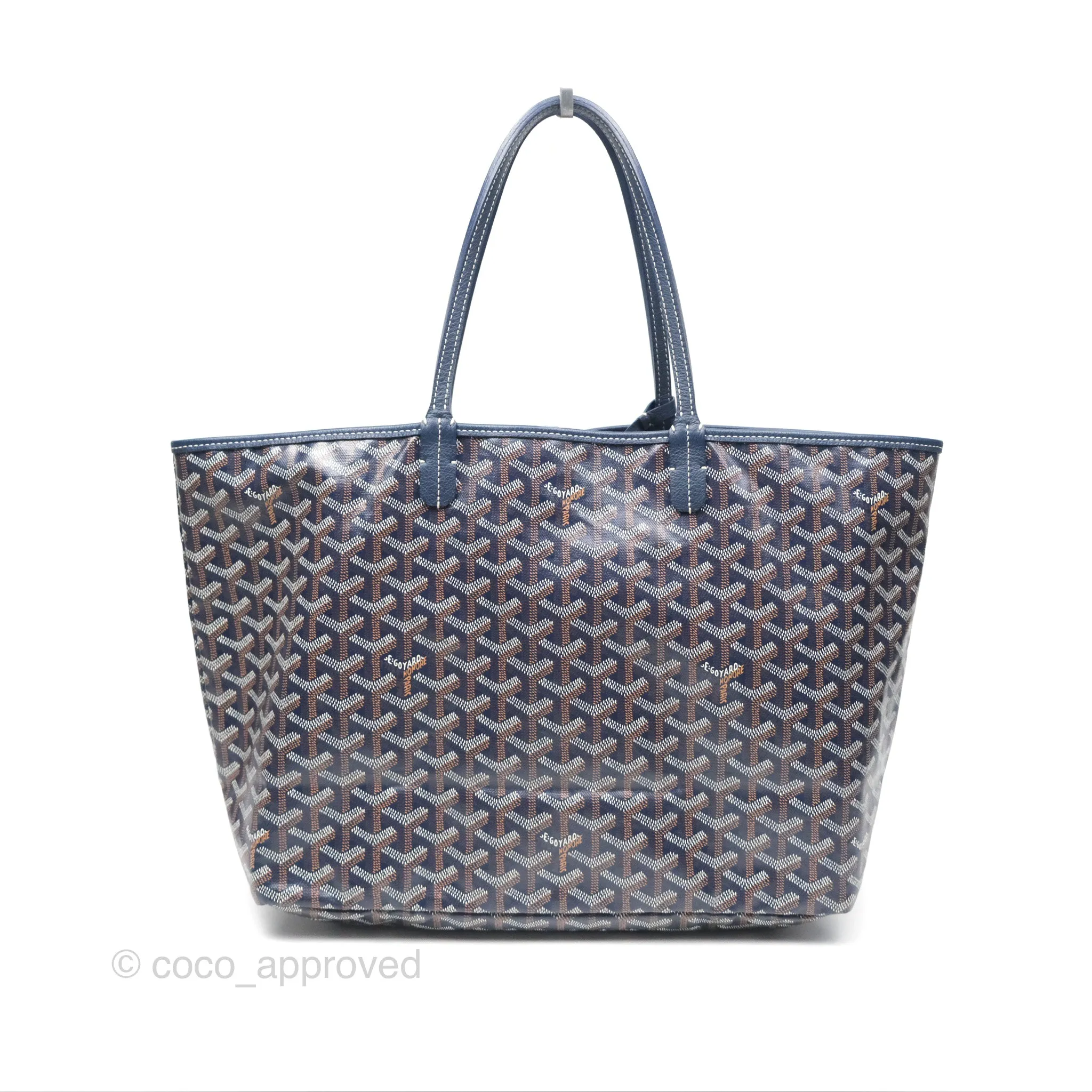 Goyard St Louis Tote PM Navy