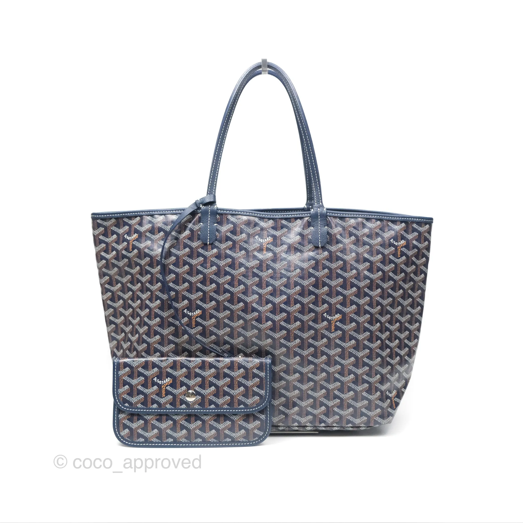 Goyard St Louis Tote PM Navy