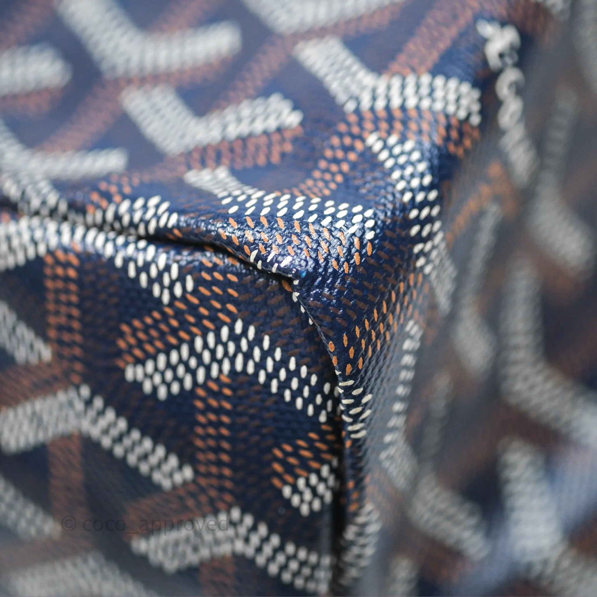 Goyard St Louis Tote PM Navy