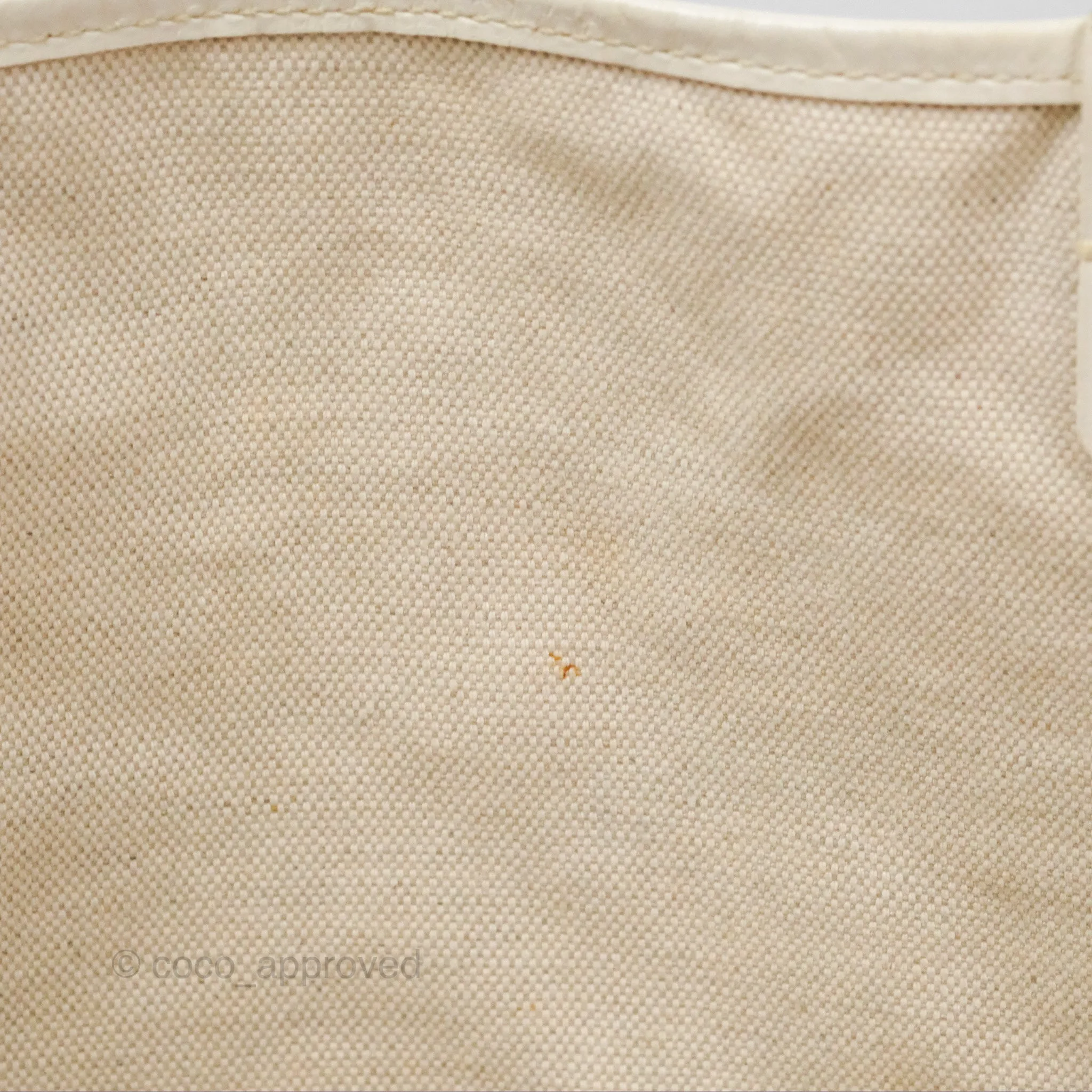 Goyard St Louis Tote PM White Goyardine Canvas