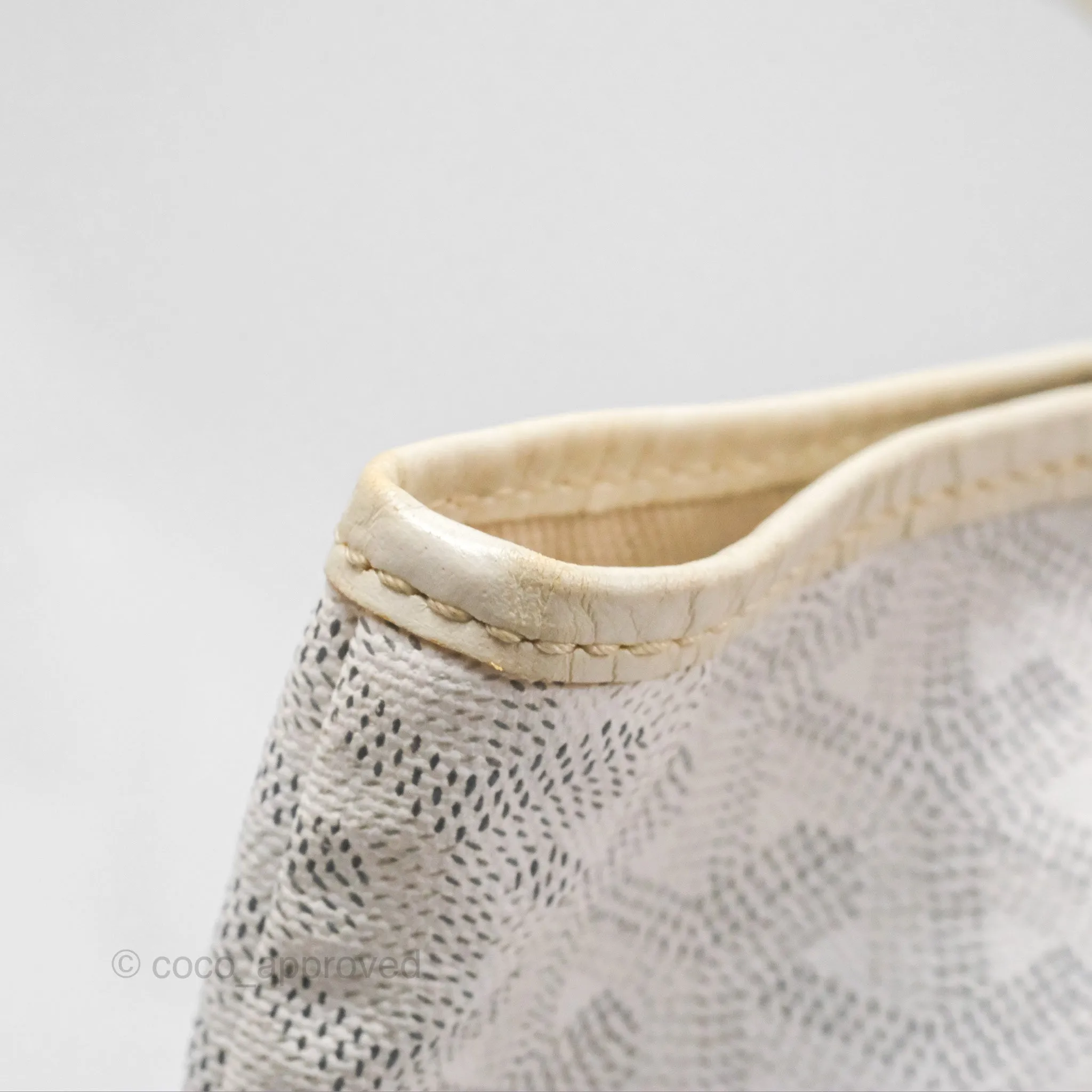 Goyard St Louis Tote PM White Goyardine Canvas