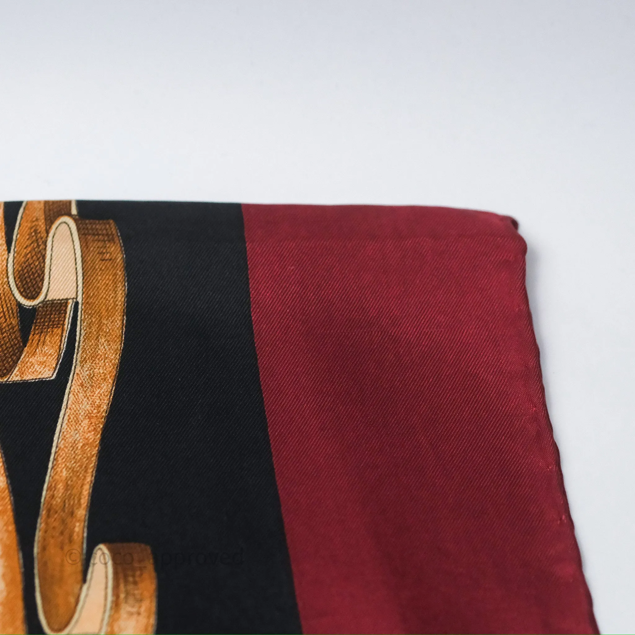 Gucci Bird Printed Scarf Seta Dark Red