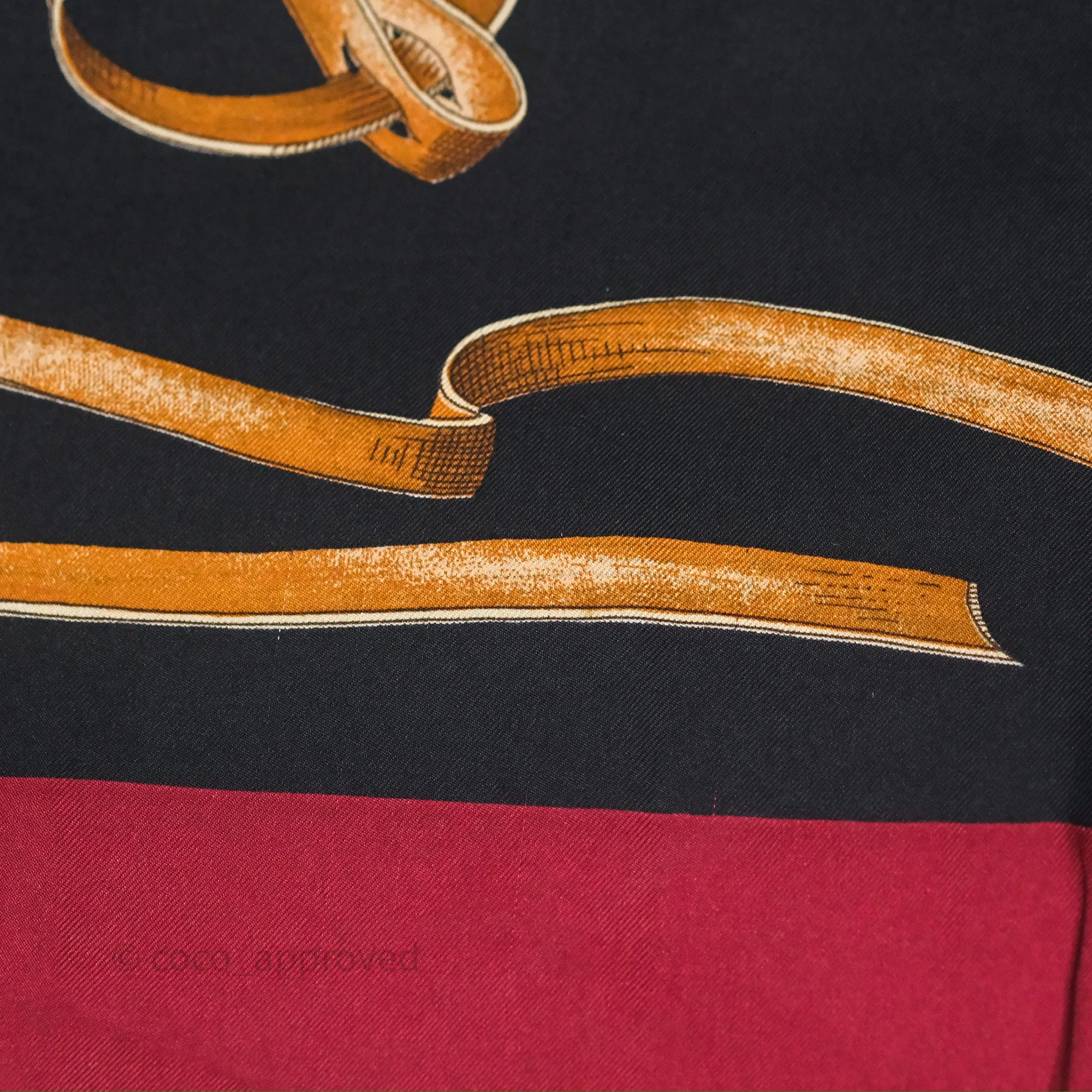 Gucci Bird Printed Scarf Seta Dark Red
