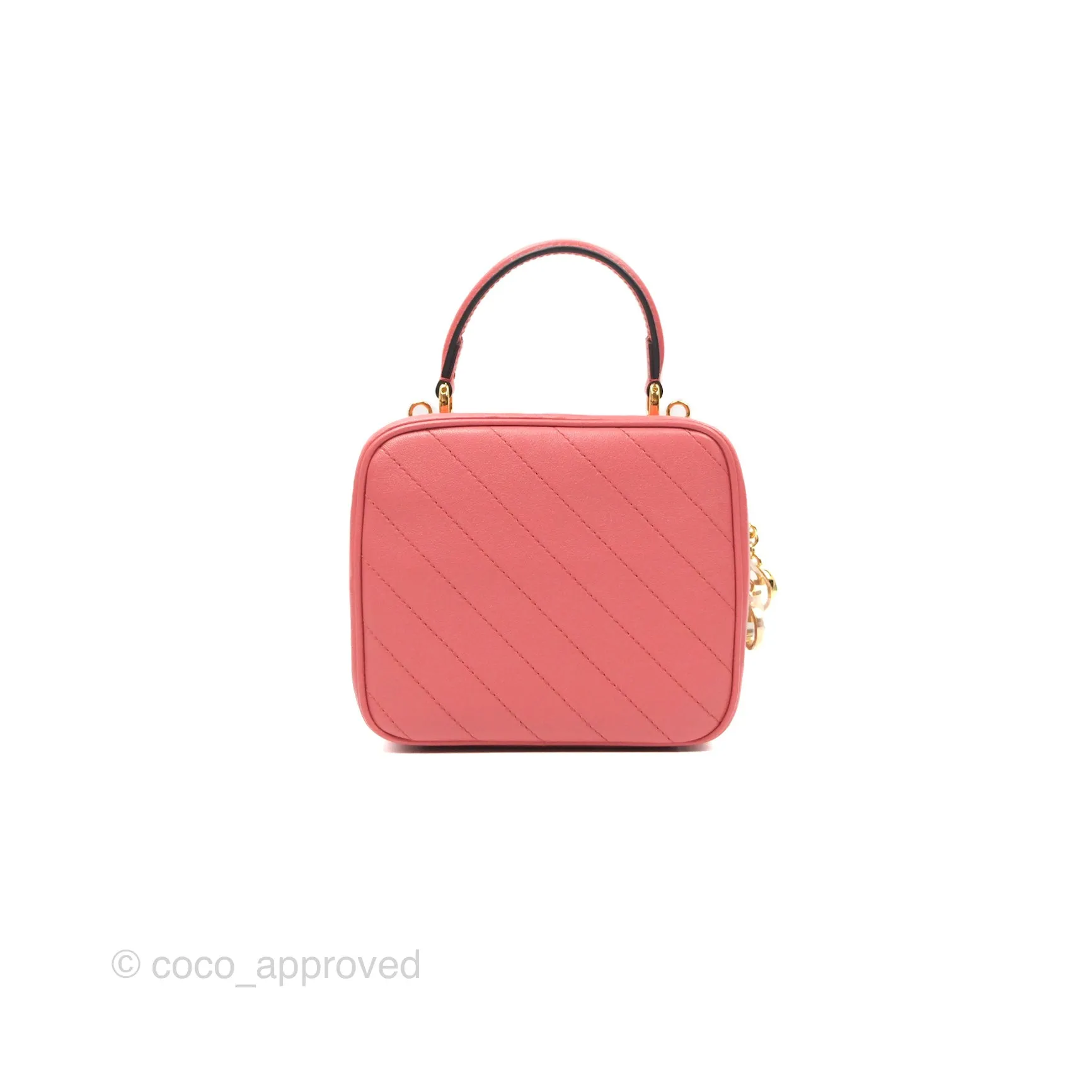 Gucci Blondie Top Handle Bag Pink Leather