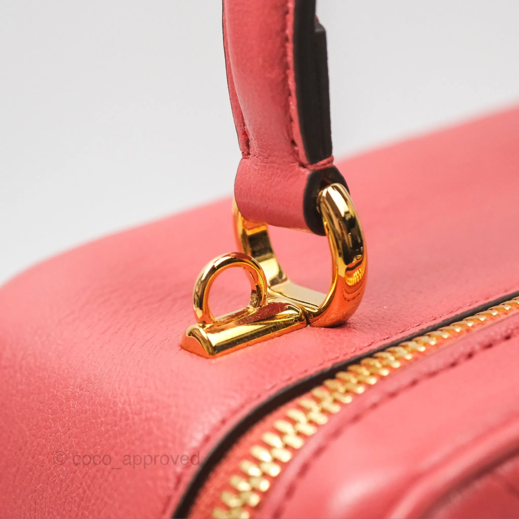 Gucci Blondie Top Handle Bag Pink Leather