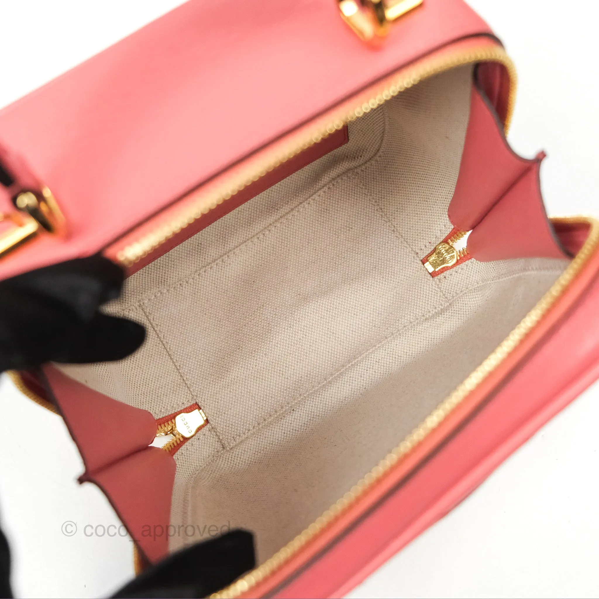 Gucci Blondie Top Handle Bag Pink Leather