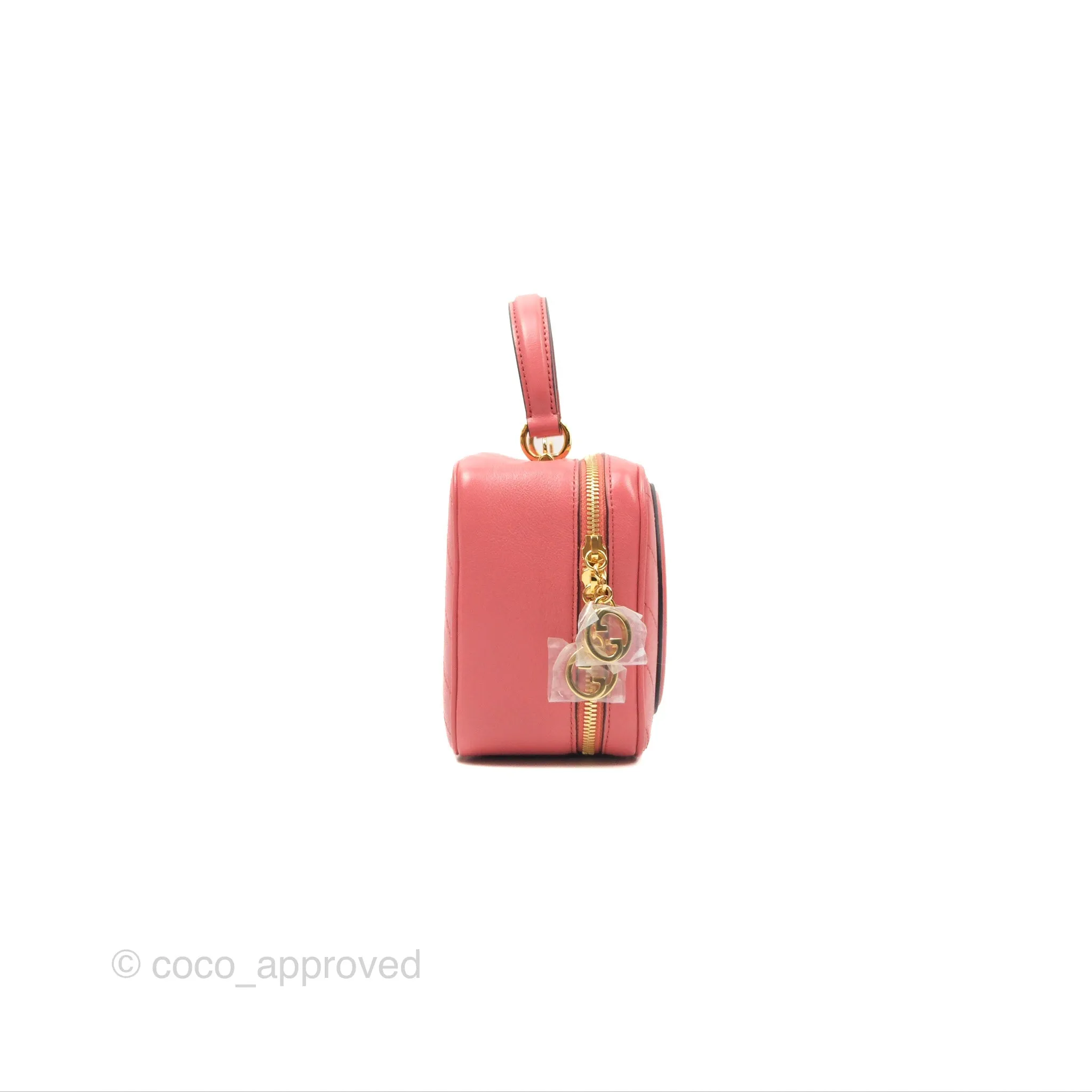 Gucci Blondie Top Handle Bag Pink Leather
