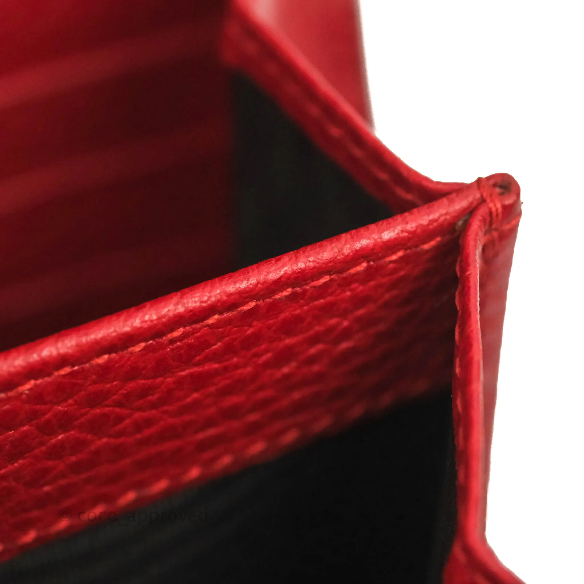 Gucci Calfskin Dionysus Mini Leather Chain Bag Red