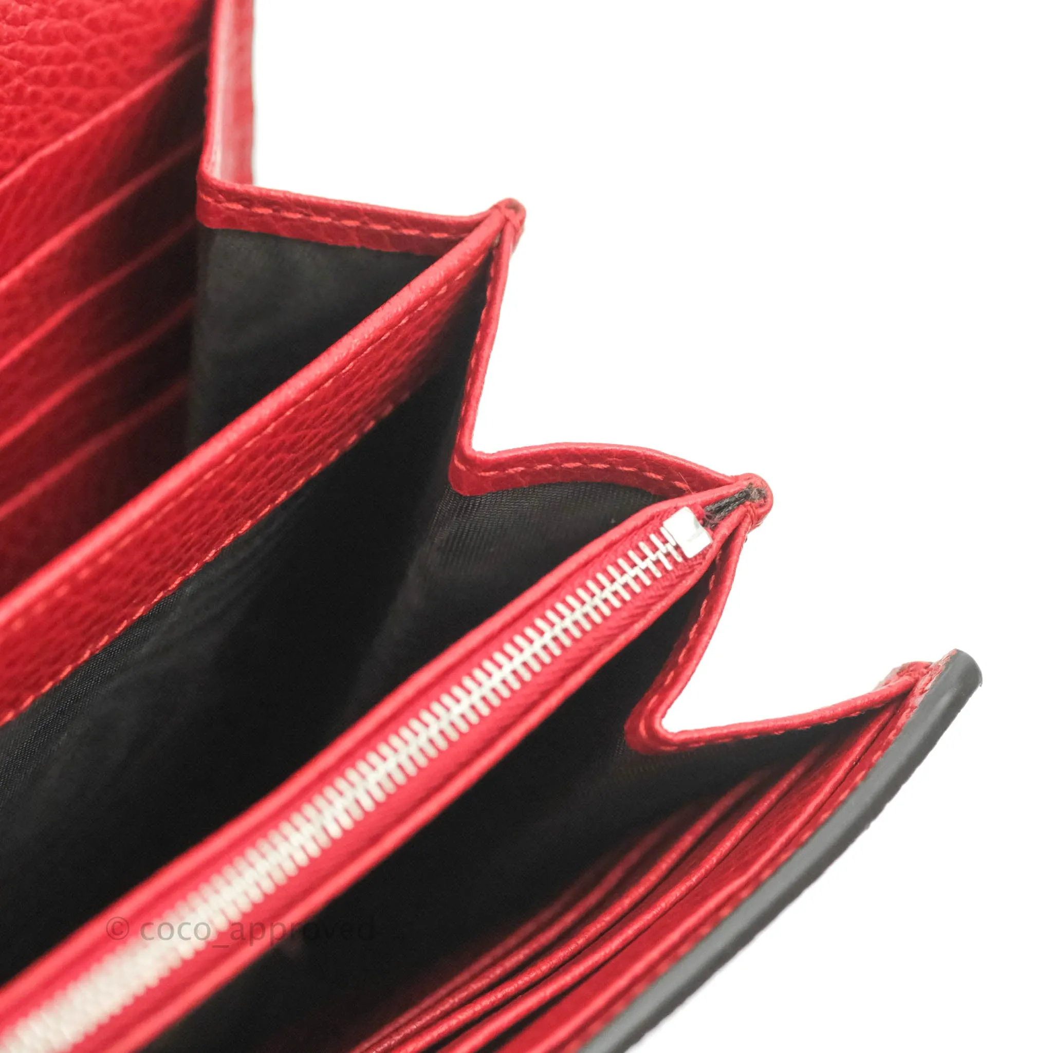 Gucci Calfskin Dionysus Mini Leather Chain Bag Red