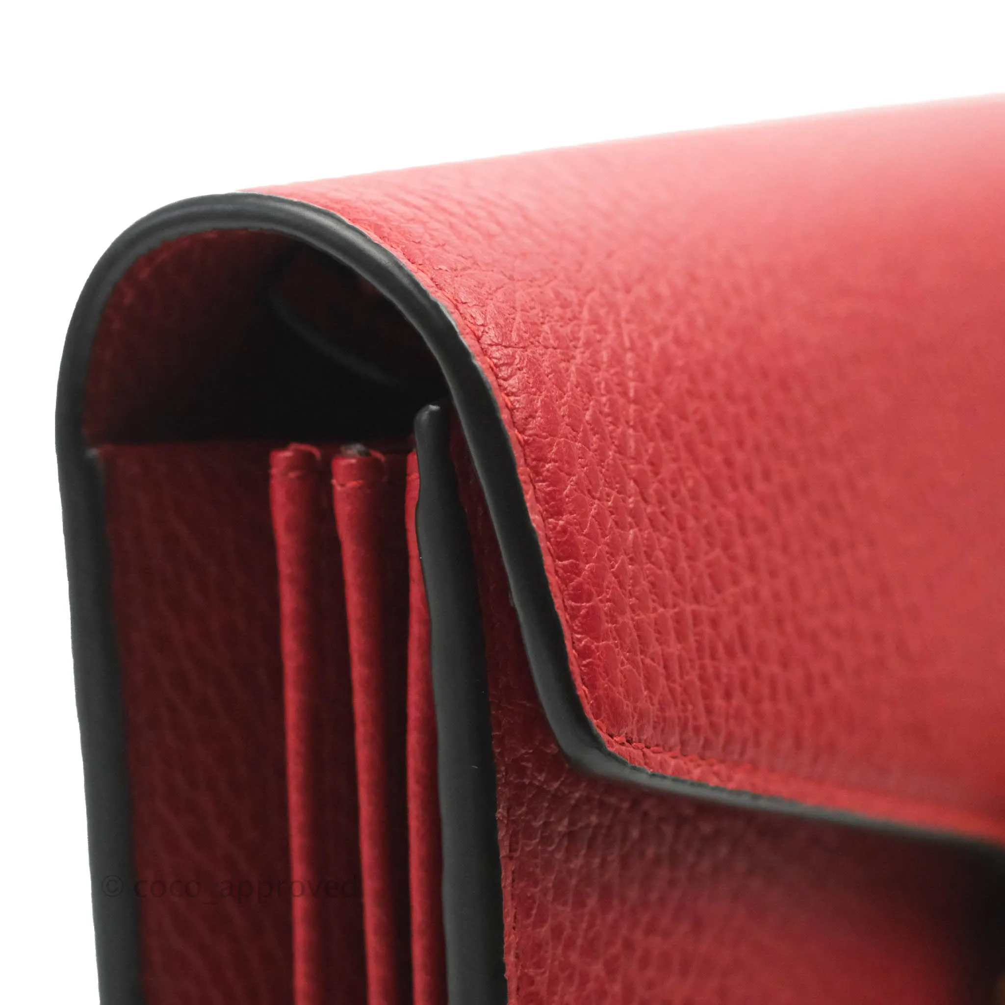 Gucci Calfskin Dionysus Mini Leather Chain Bag Red