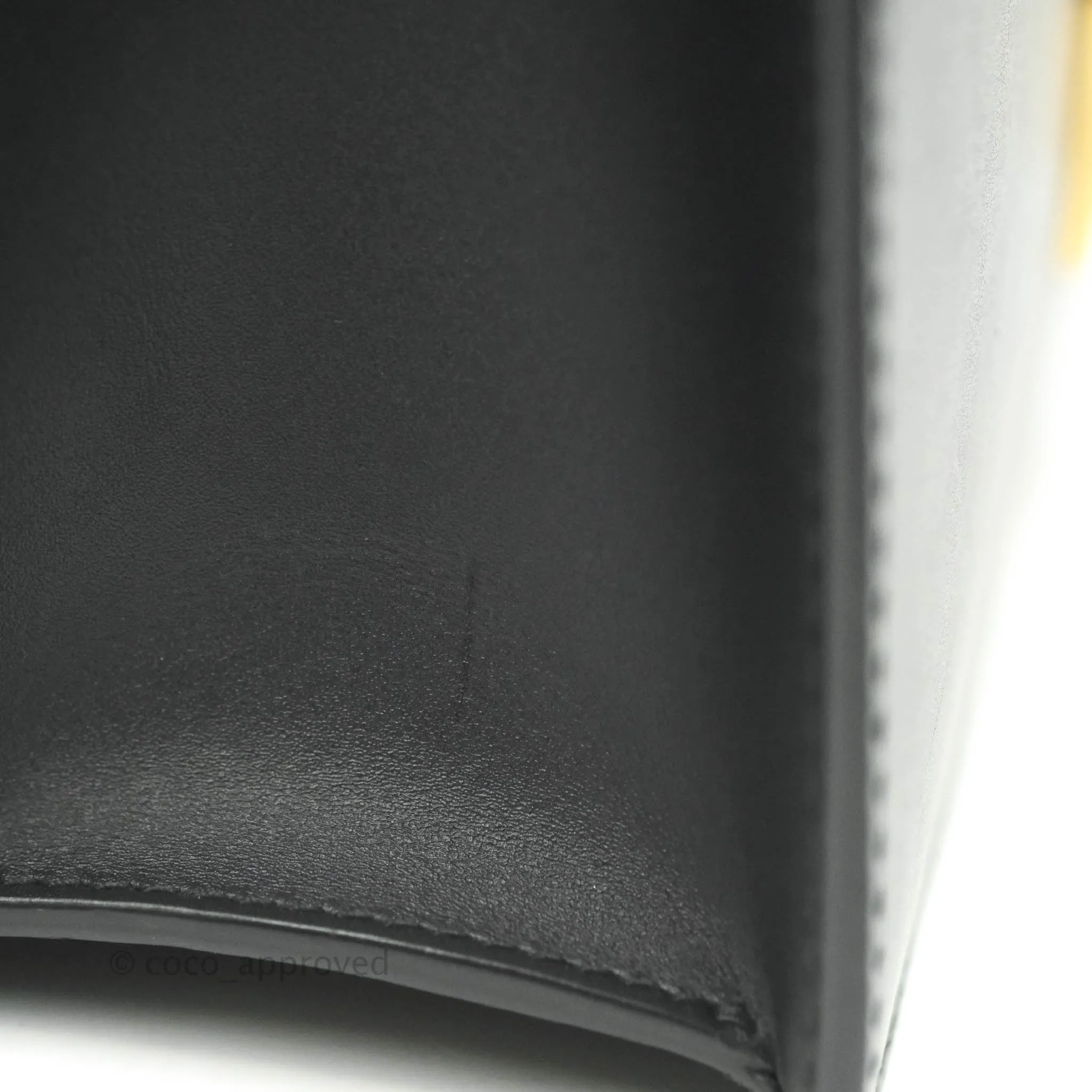 Gucci Calfskin Small Sylvie Shoulder Bag Black