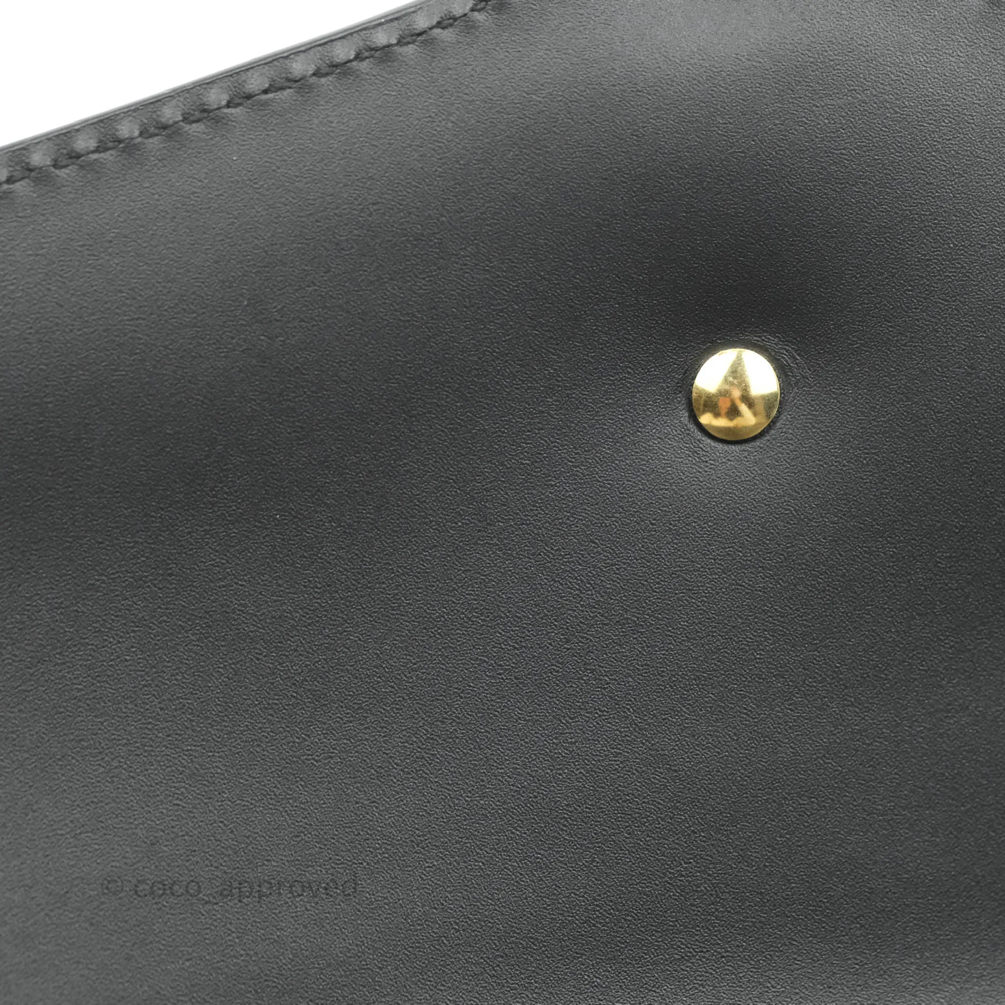 Gucci Calfskin Small Sylvie Shoulder Bag Black