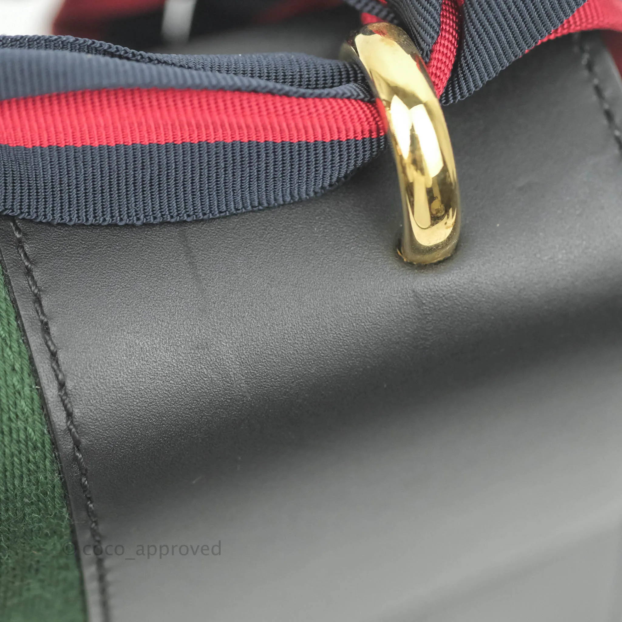 Gucci Calfskin Small Sylvie Shoulder Bag Black