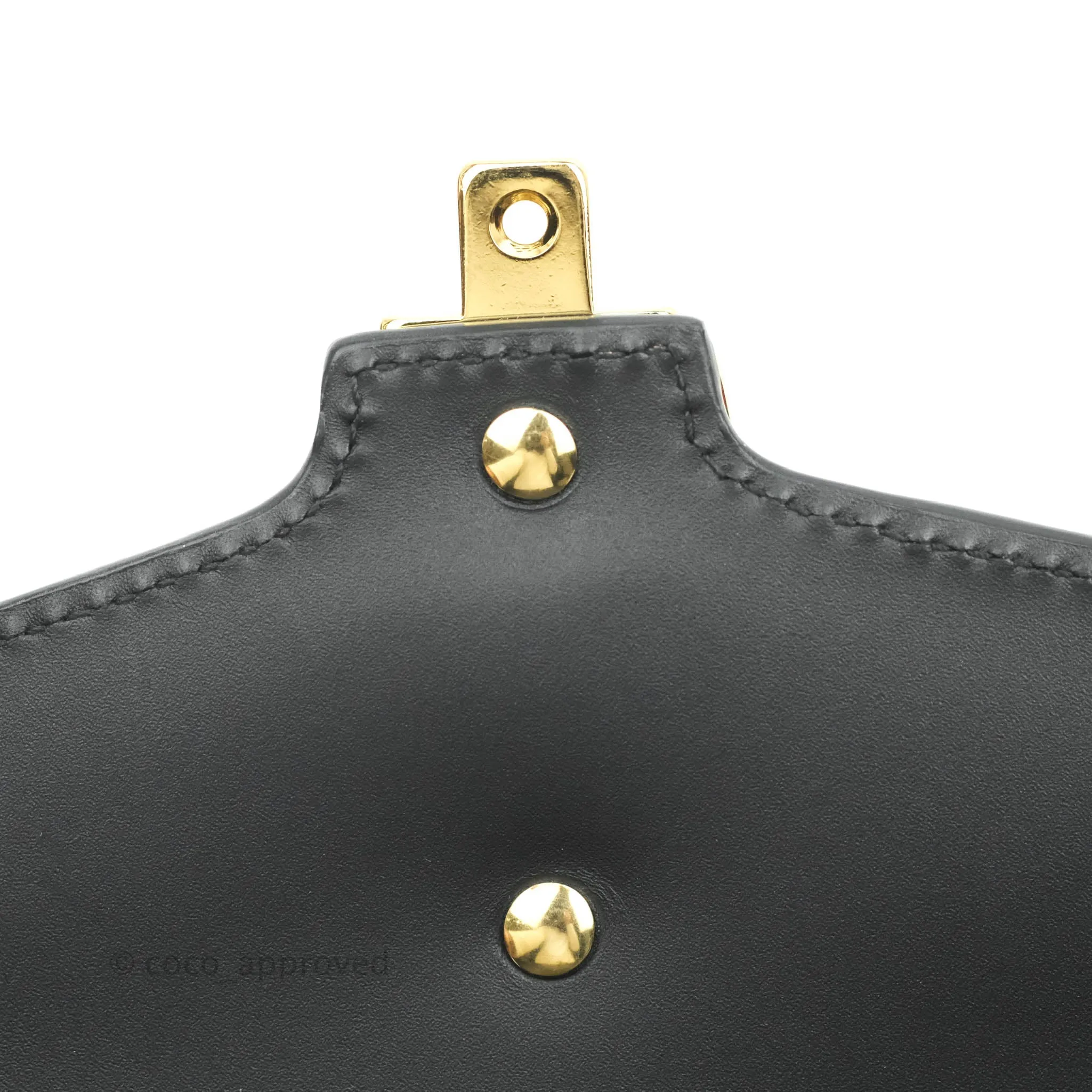Gucci Calfskin Small Sylvie Shoulder Bag Black