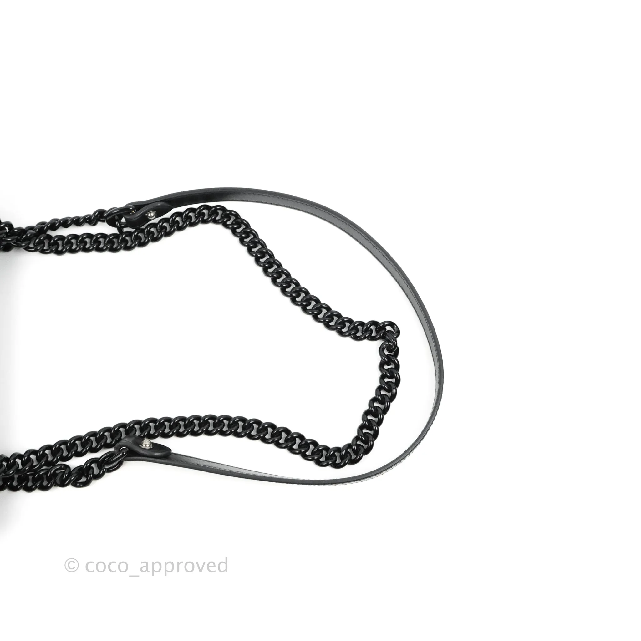 Gucci Chevron GG Marmont Matelass Mini Bag So Black Black Hardware