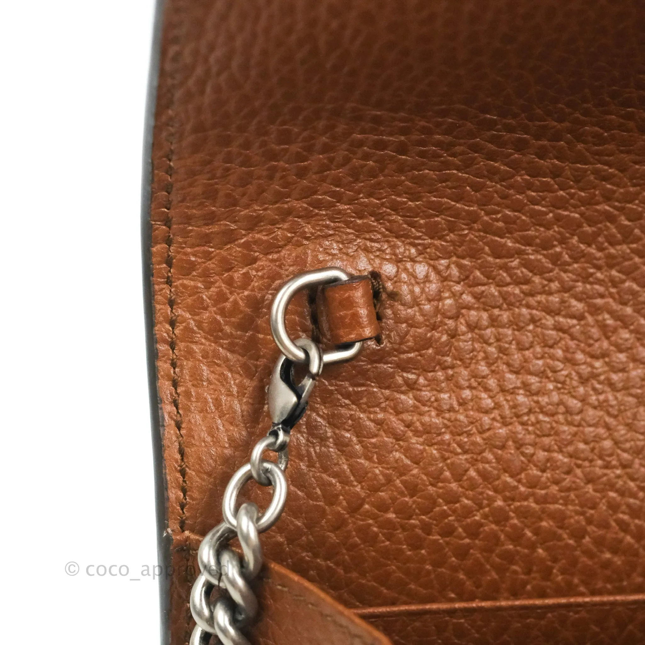 Gucci Denim GG Monogram Mini Dionysus Chain Wallet